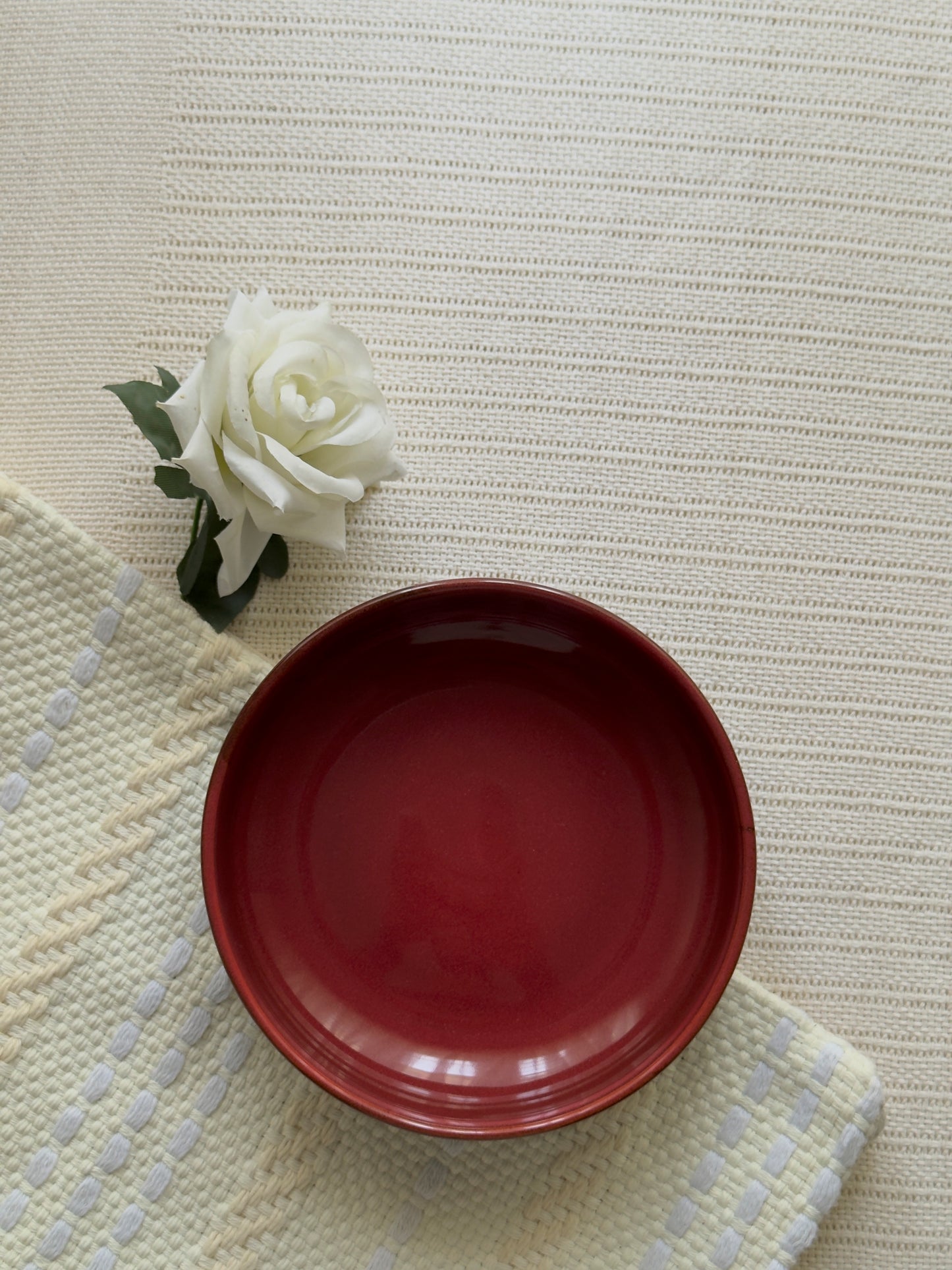 Crimson Ember Luxe Bowl Set 6 Pcs