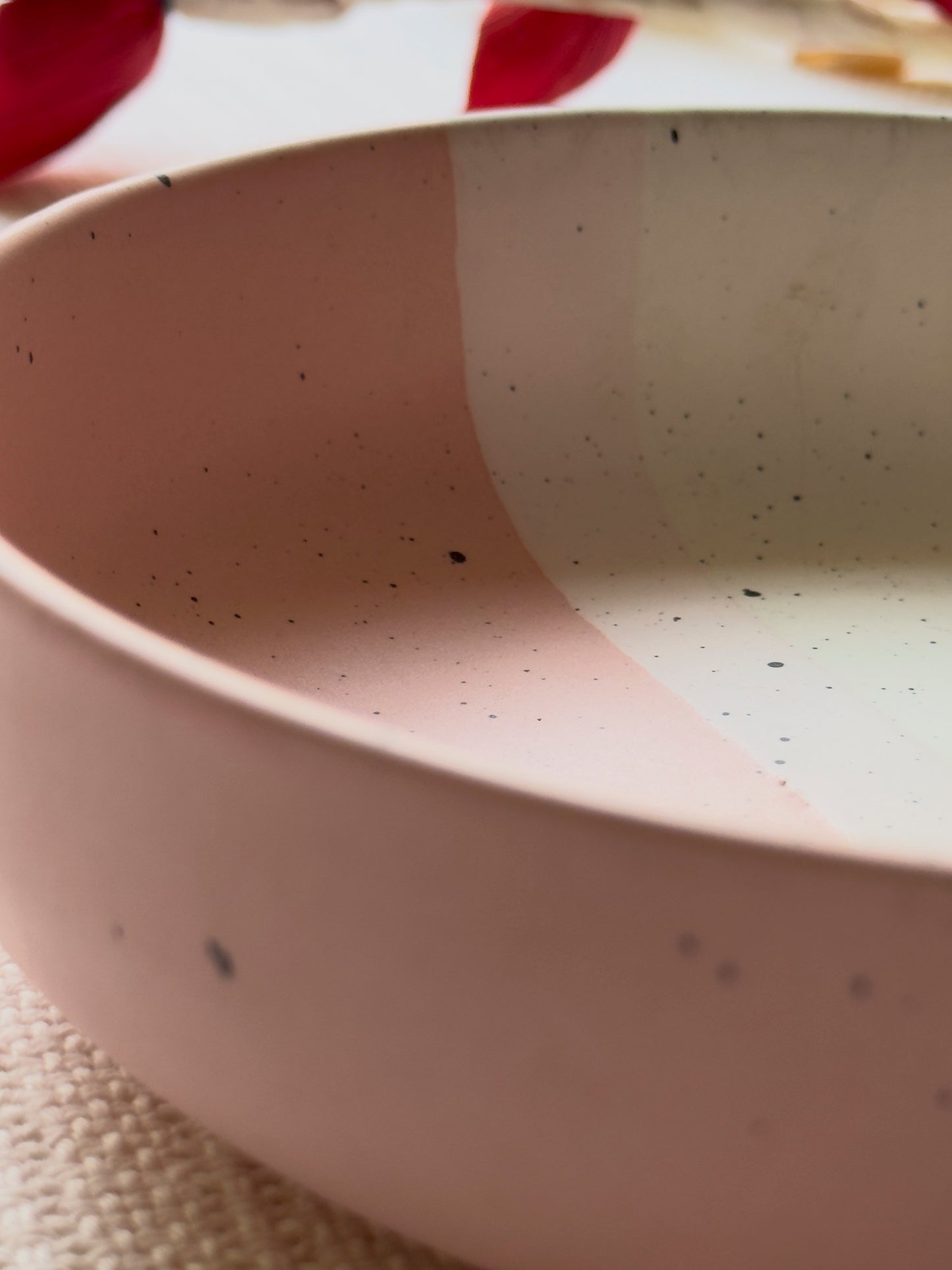 Blush Rose Rice Bowl