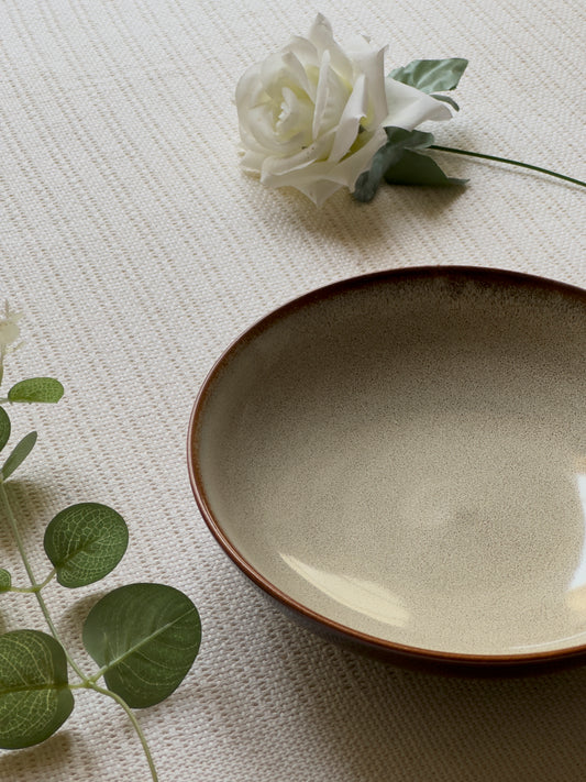 Siena Stone Luxe Deep Plate