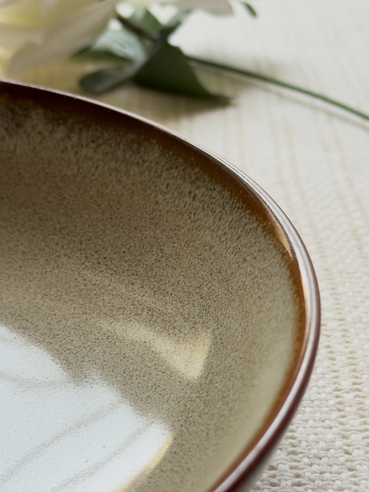 Siena Stone Luxe Deep Plate