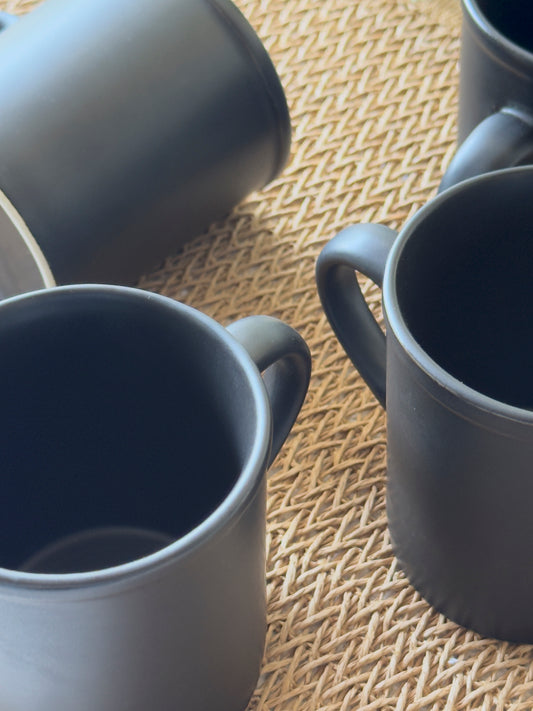 Wide Base Mug Black