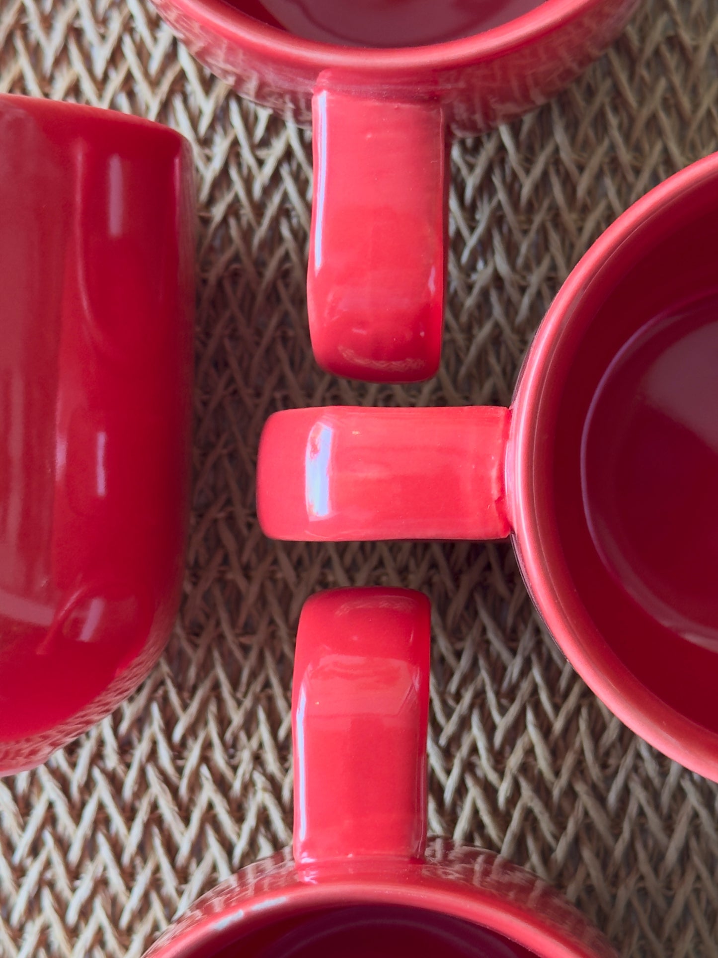 Rounded Base Mug Red