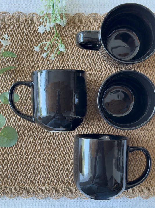 Rounded Base Mug Black
