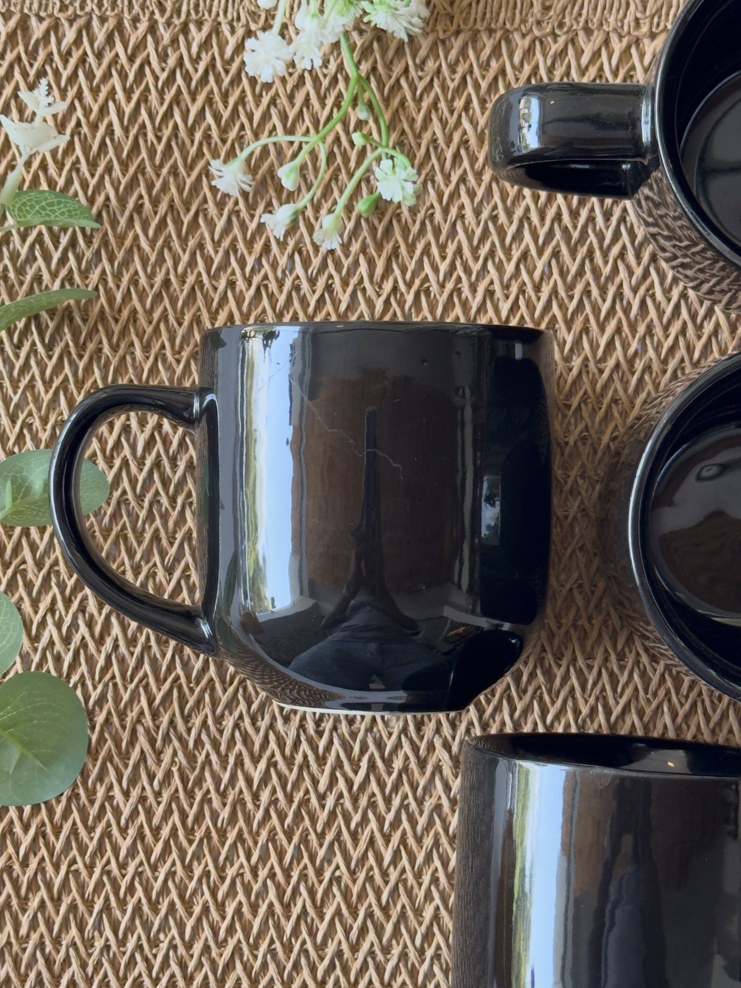 Rounded Base Mug Black