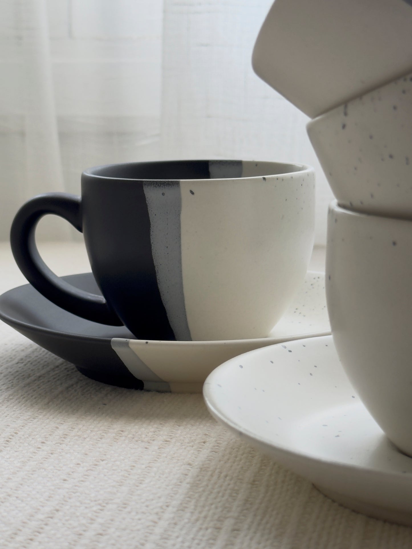 Monaco Noir Tea Set 6 Pcs