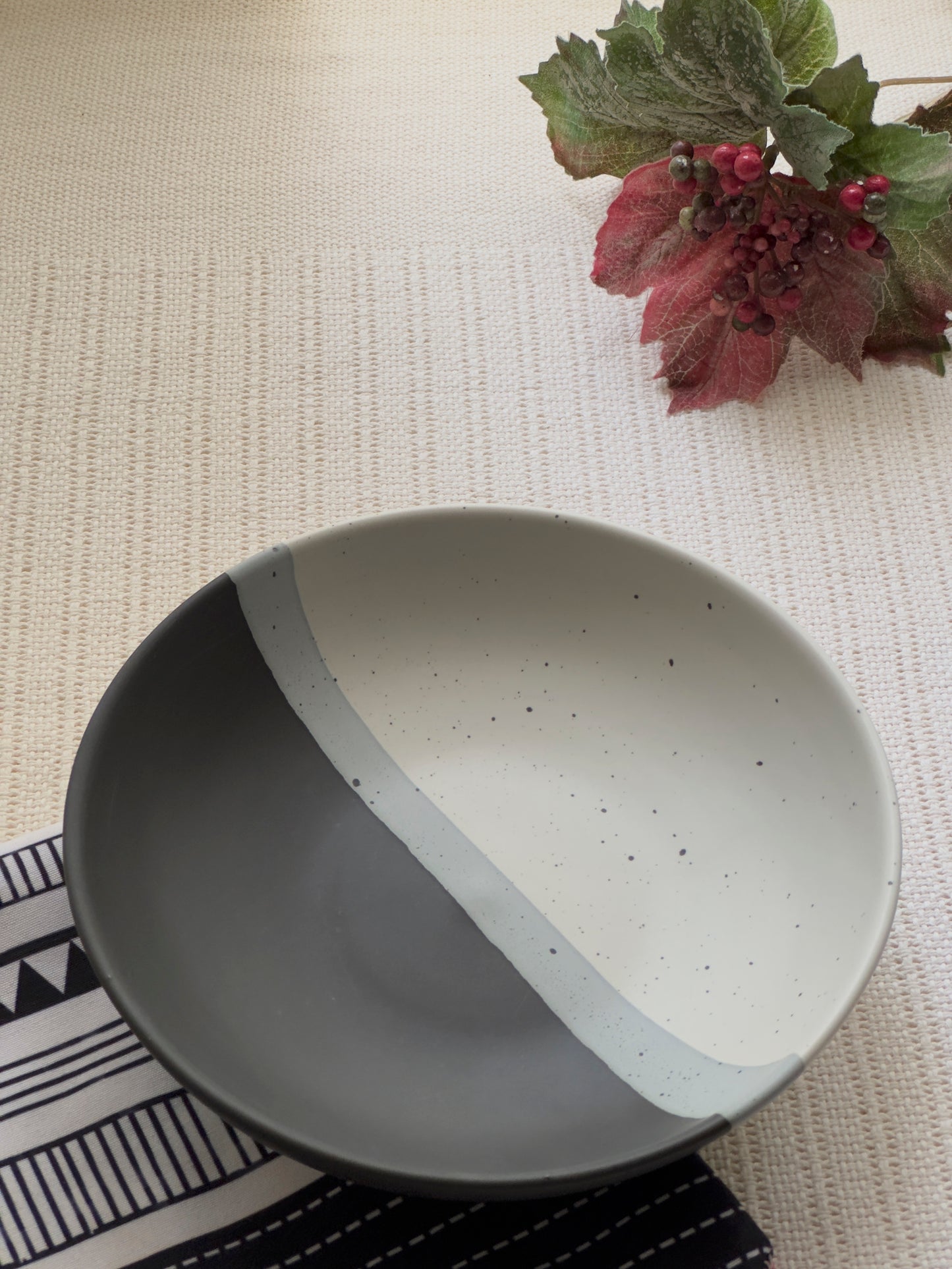Monaco Noir Dinner Set 37 pcs