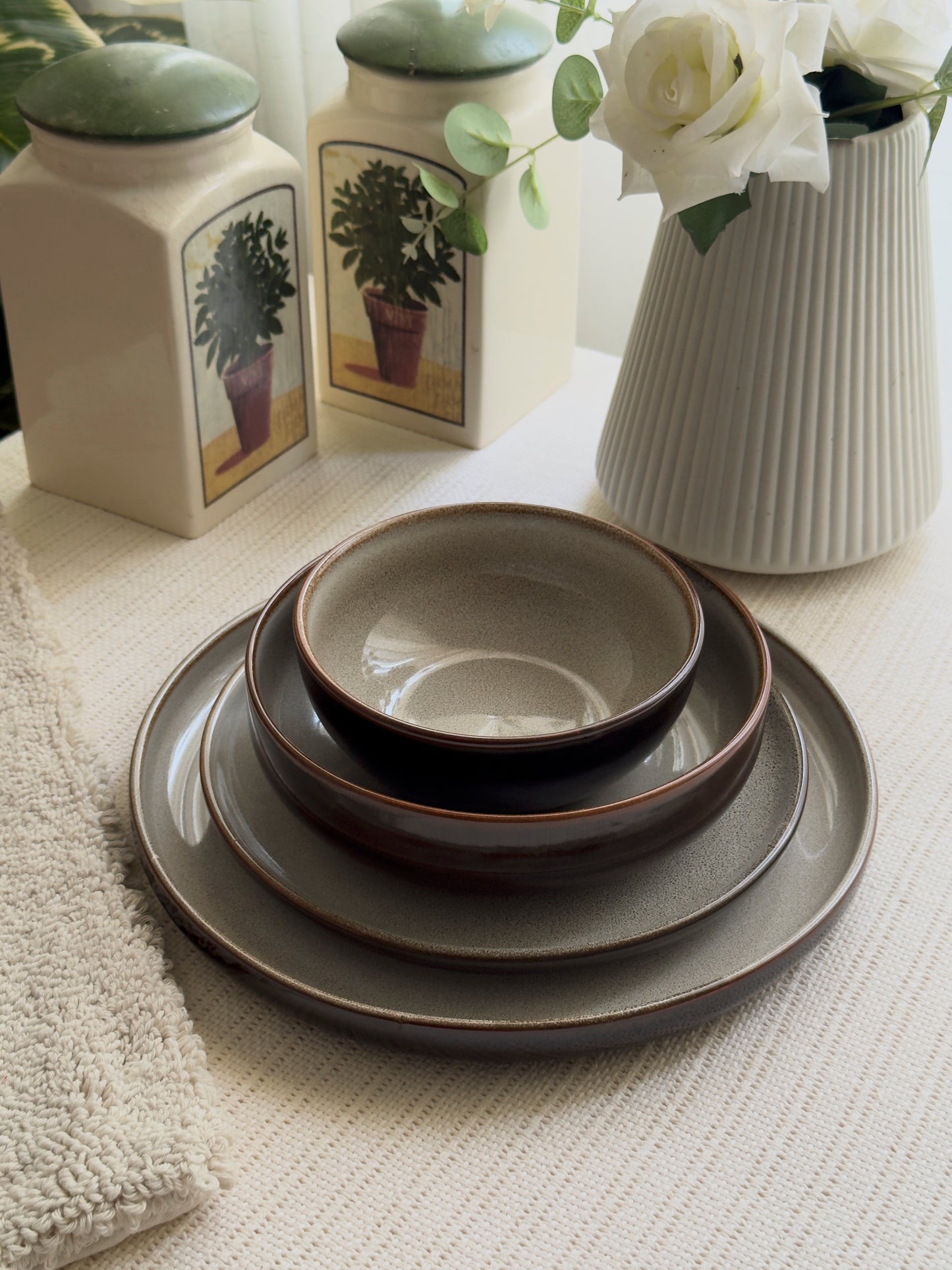 Siena Stone Luxe Dinner Set 37 Pcs