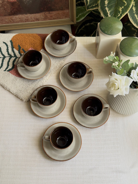 Siena Stone Luxe Tea Set 6 Pcs