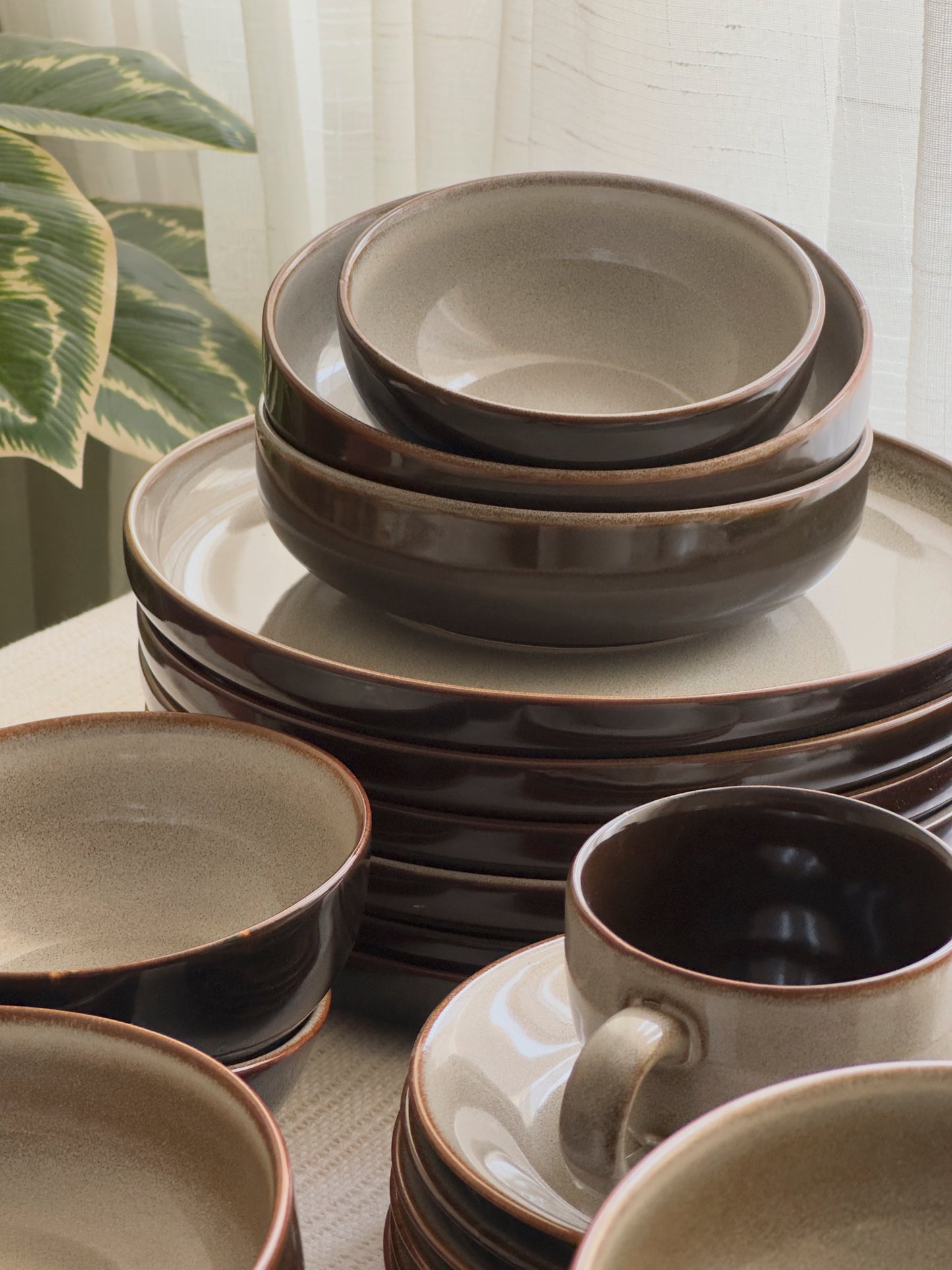 Siena Stone Luxe Dinner Set 37 Pcs
