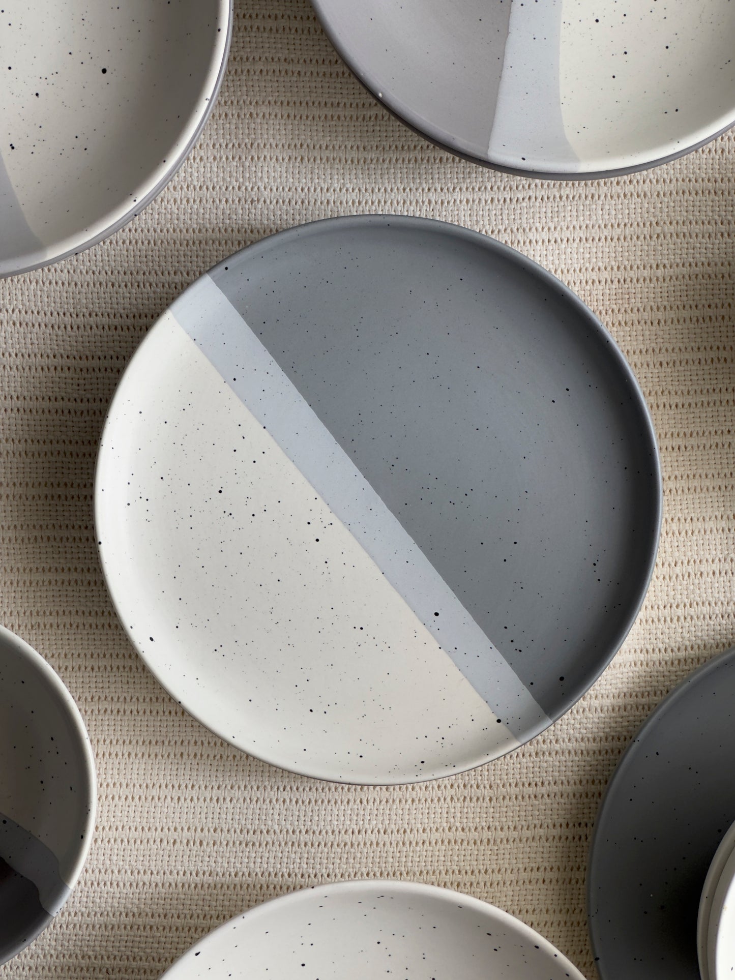 Ashen Pearl Dinner Plate