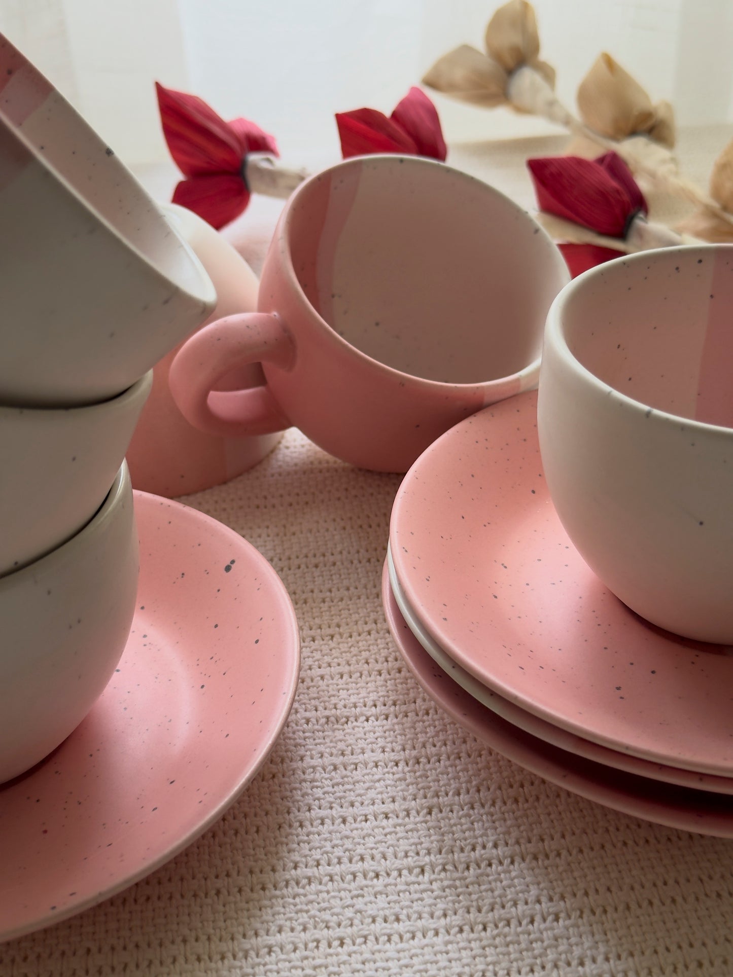 Blush Rose Tea Set 6 Pcs