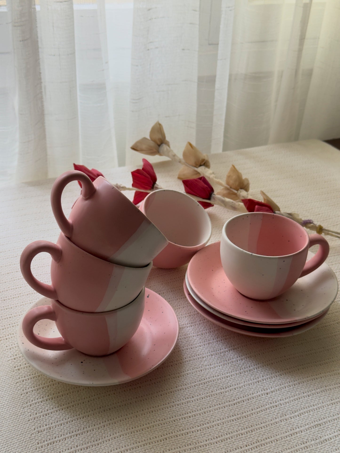 Blush Rose Tea Set 6 Pcs
