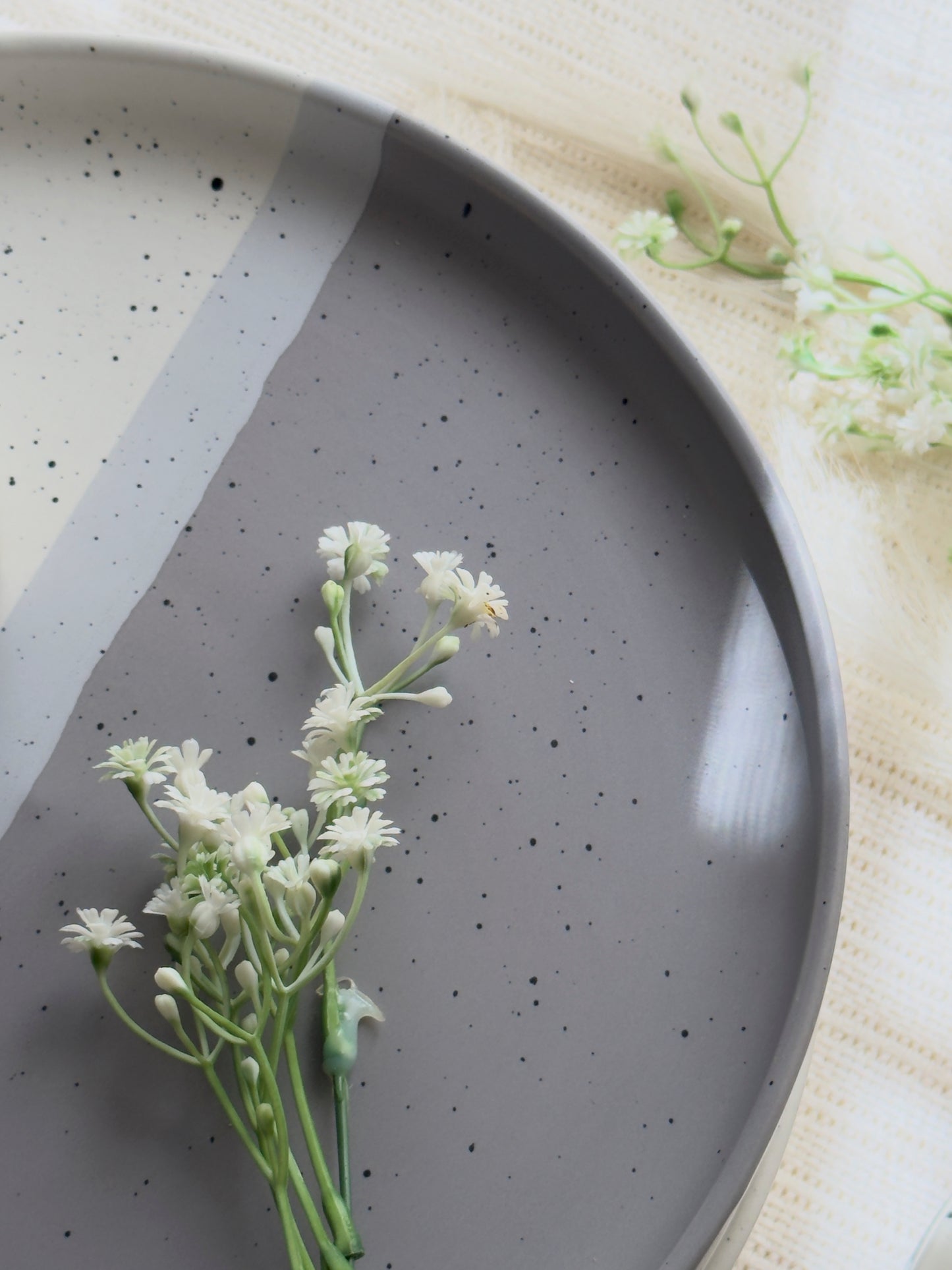 Ashen Pearl Dinner Set 38 Pcs
