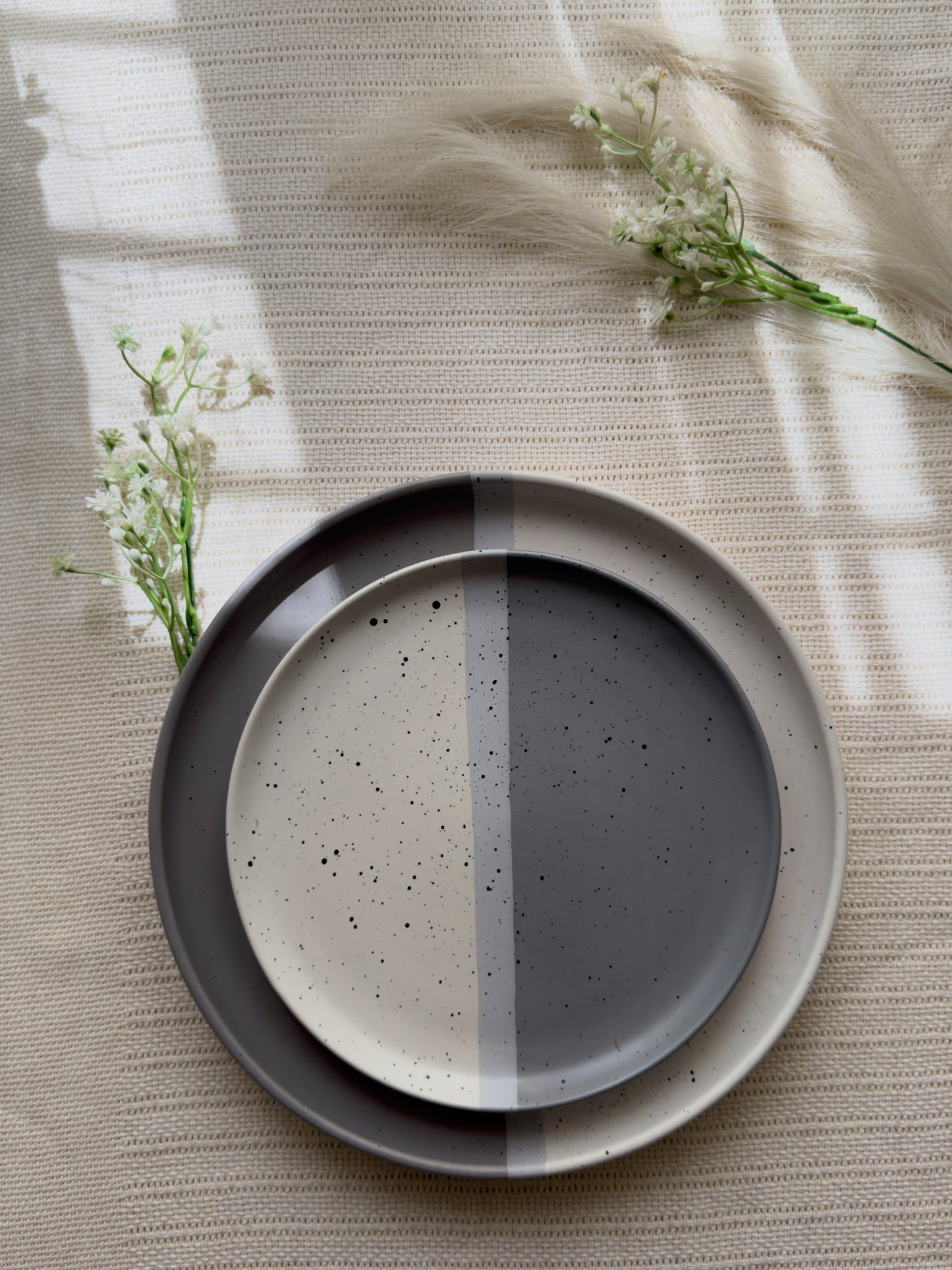 Ashen Pearl Dinner Plate