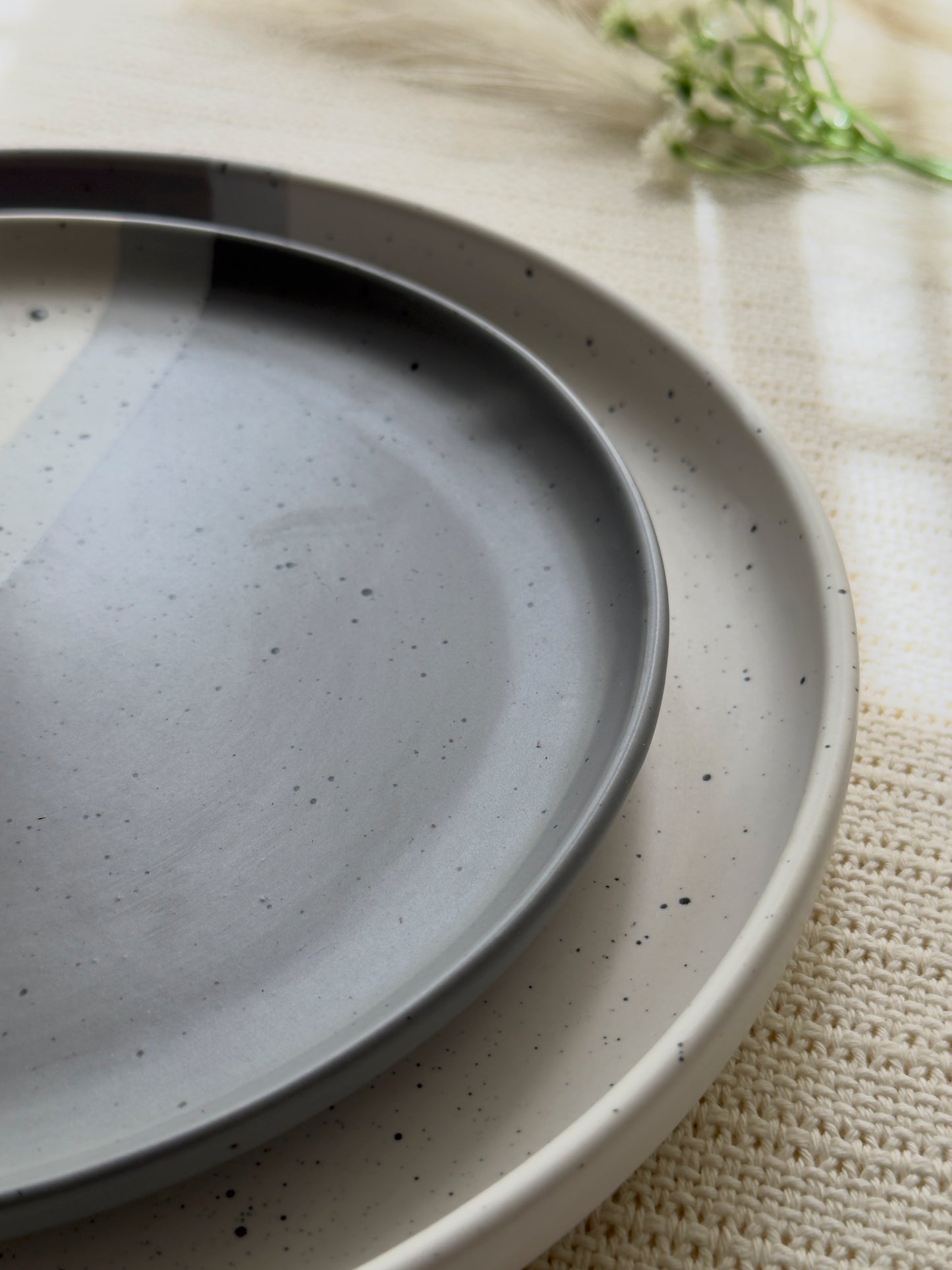 Ashen Pearl Dinner Plate