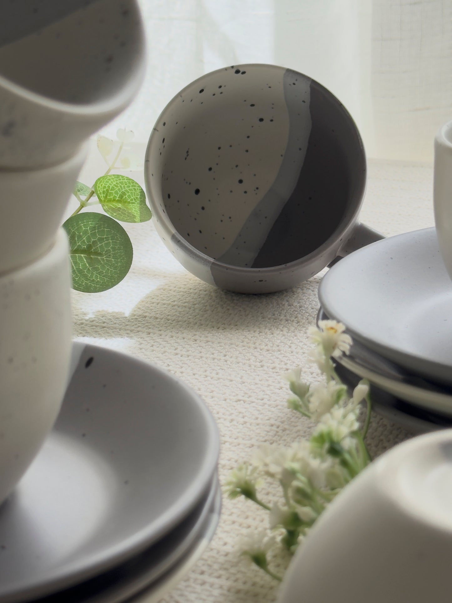 Ashen Pearl Tea Set 6 Pcs