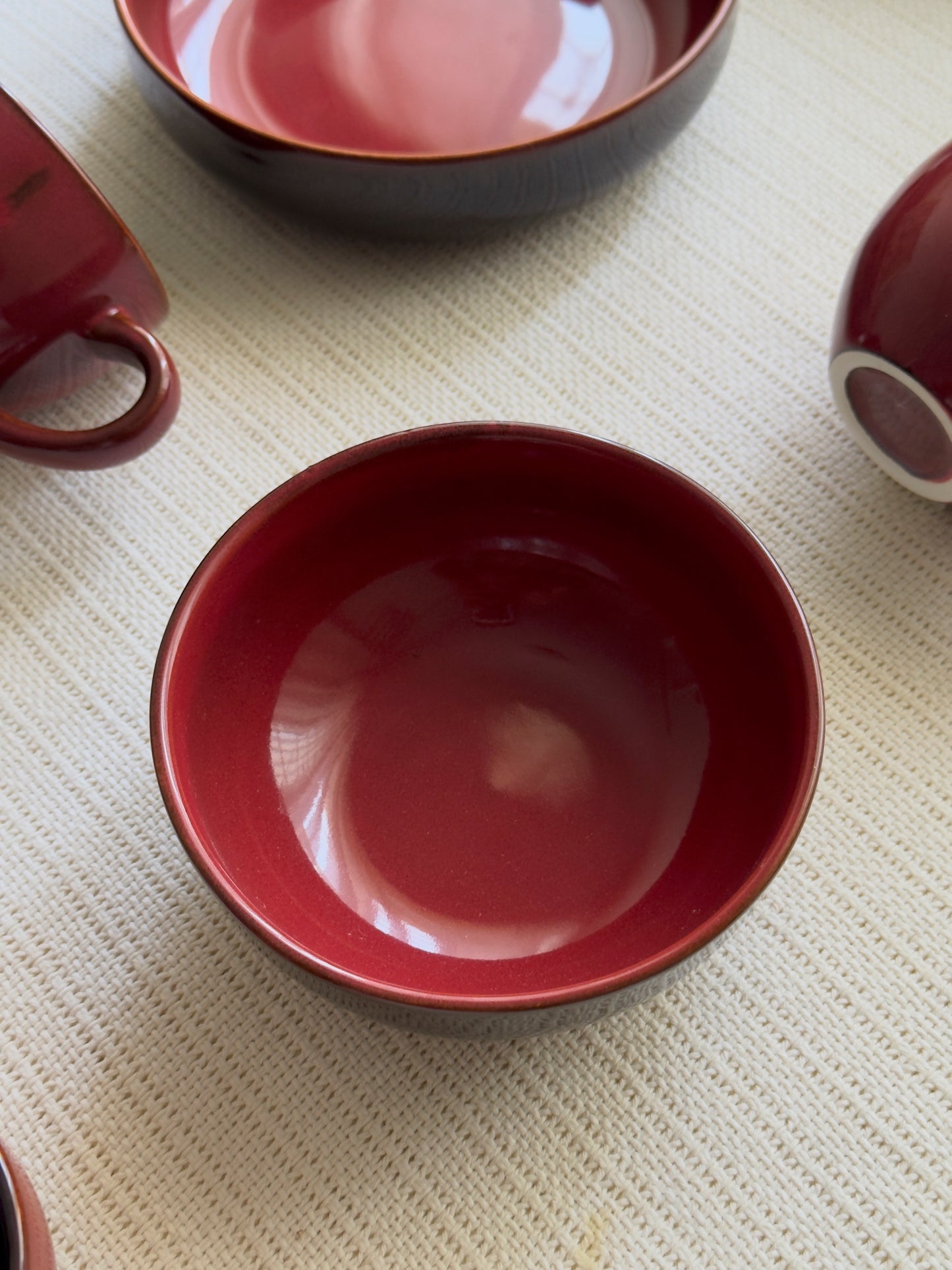 Crimson Ember Luxe Tea Set