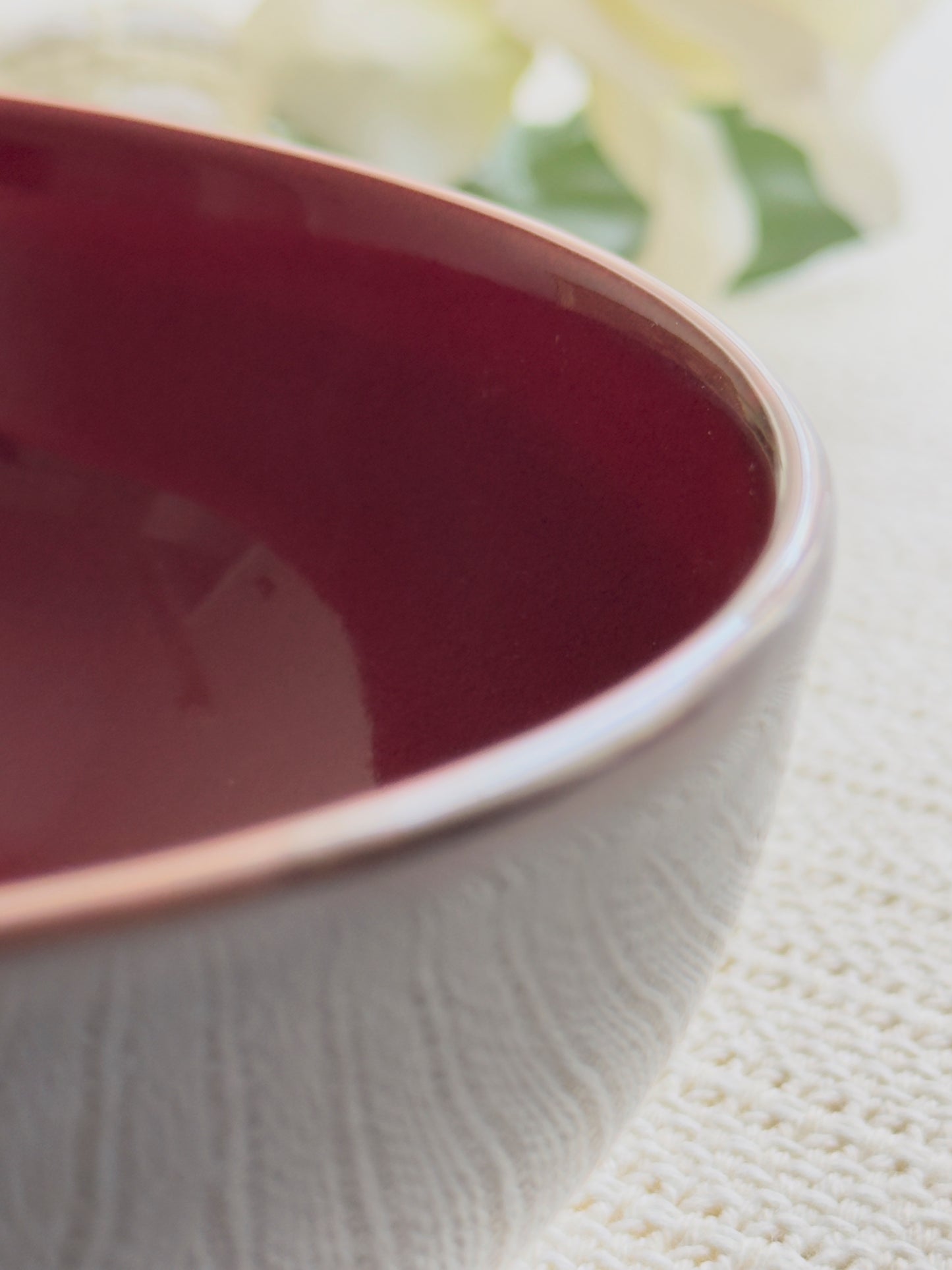 Crimson Ember Luxe Bowl Set 6 Pcs