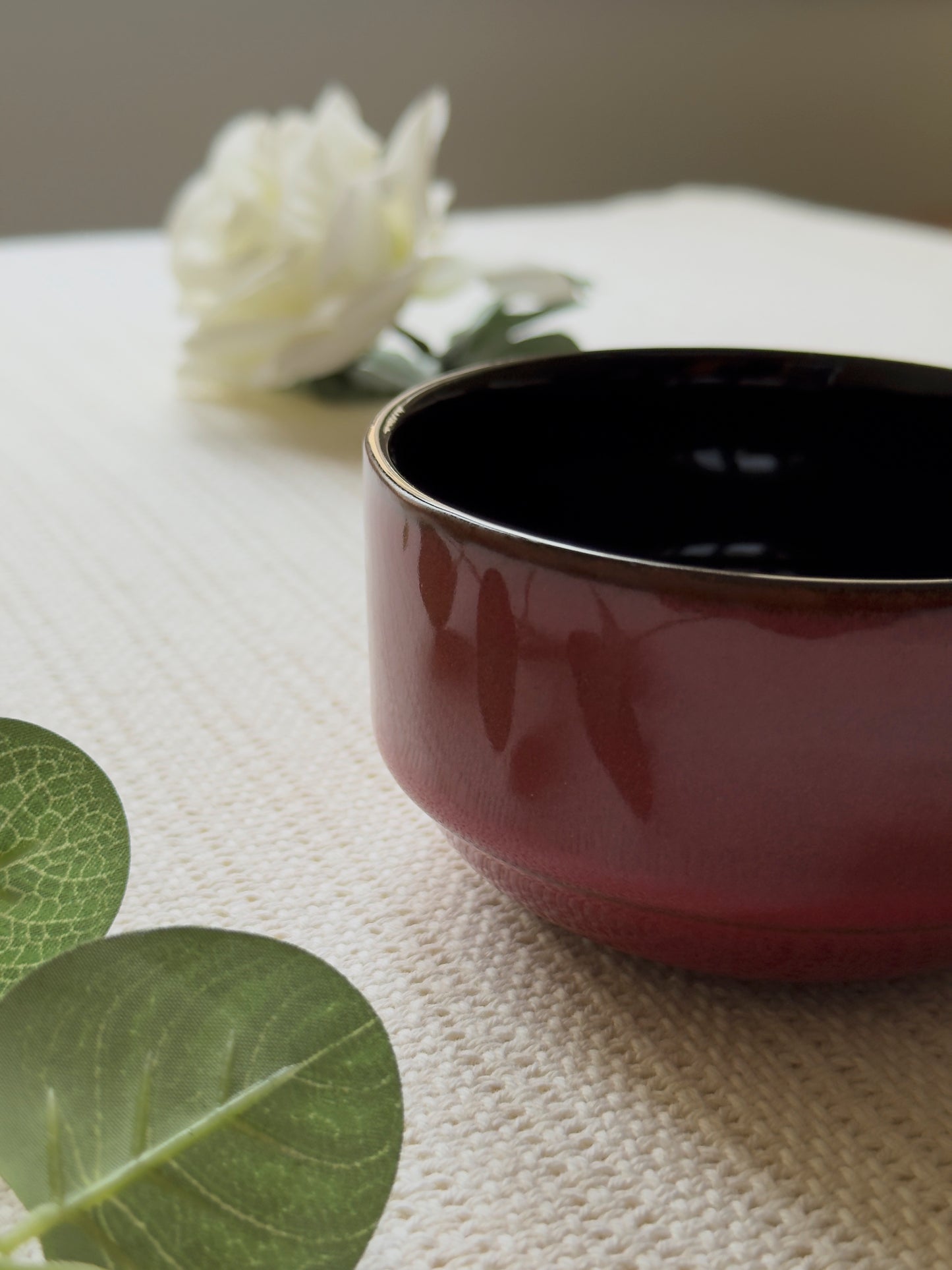 Crimson Ember Dip Bowl