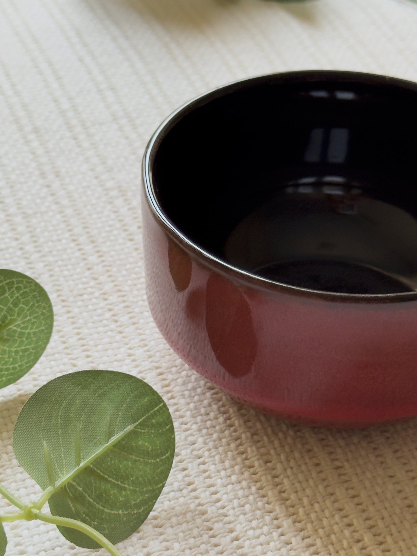 Crimson Ember Dip Bowl
