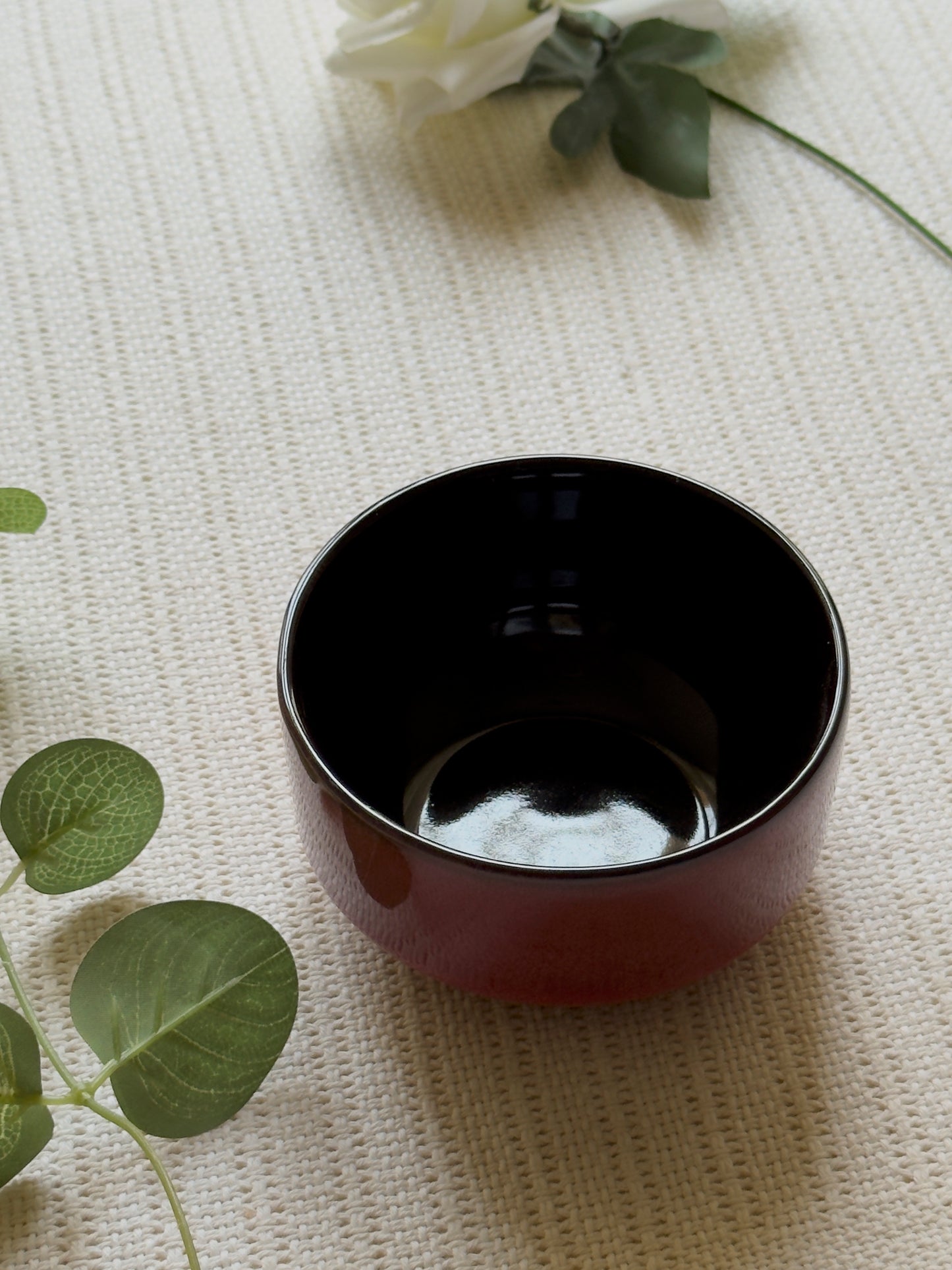 Crimson Ember Dip Bowl