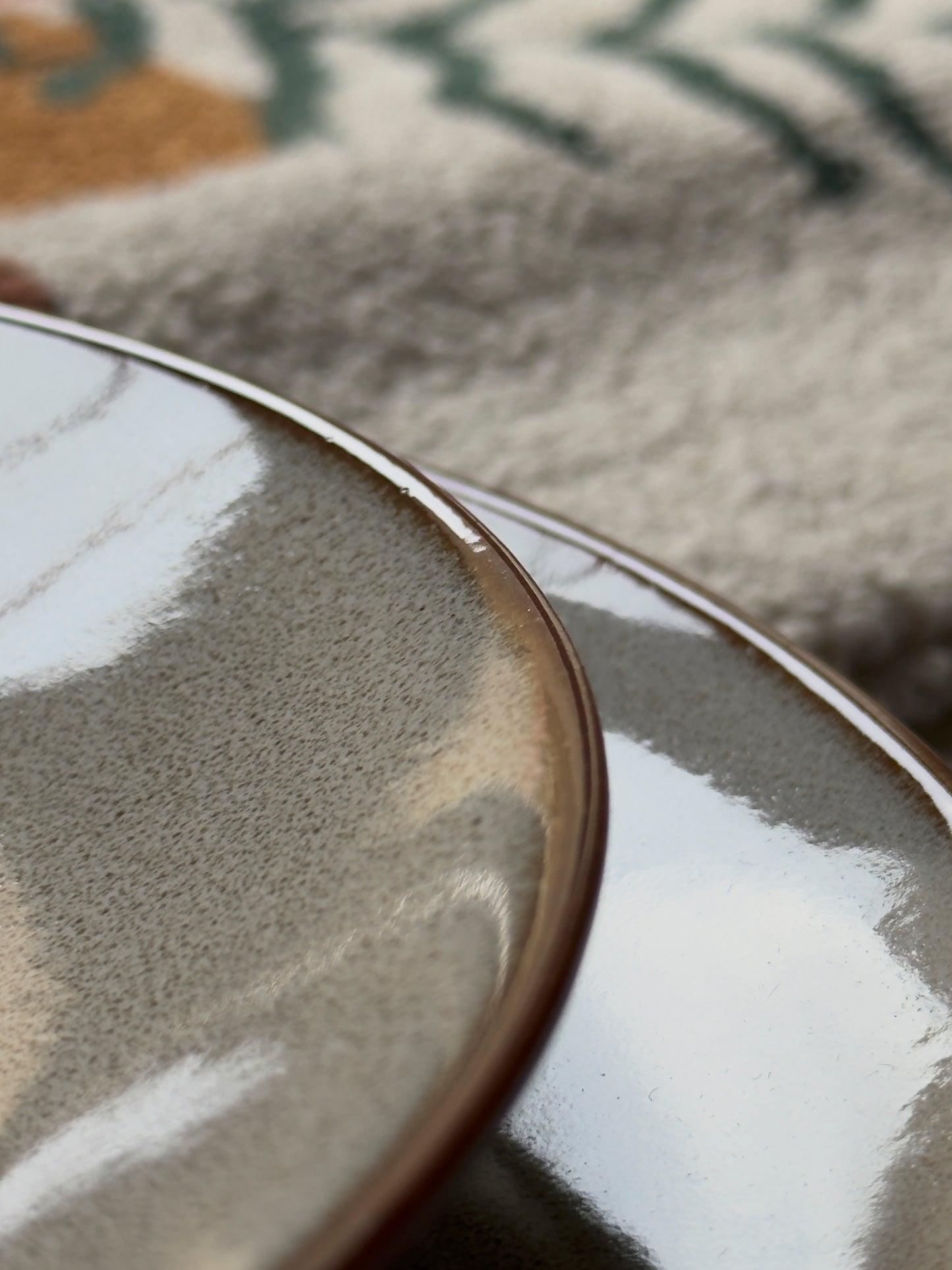 Siena Stone Luxe Rimless Dinner Plate