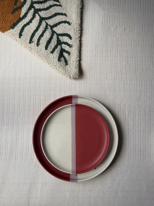 Rose Canvas Luxe Dinner Plate