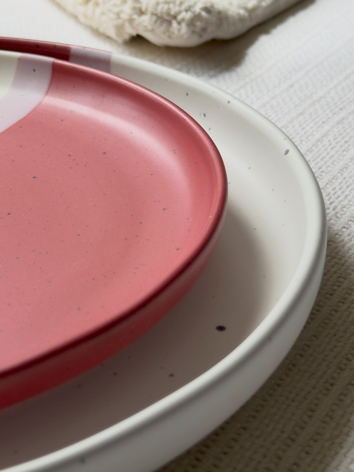 Rose Canvas Luxe Dinner Plate