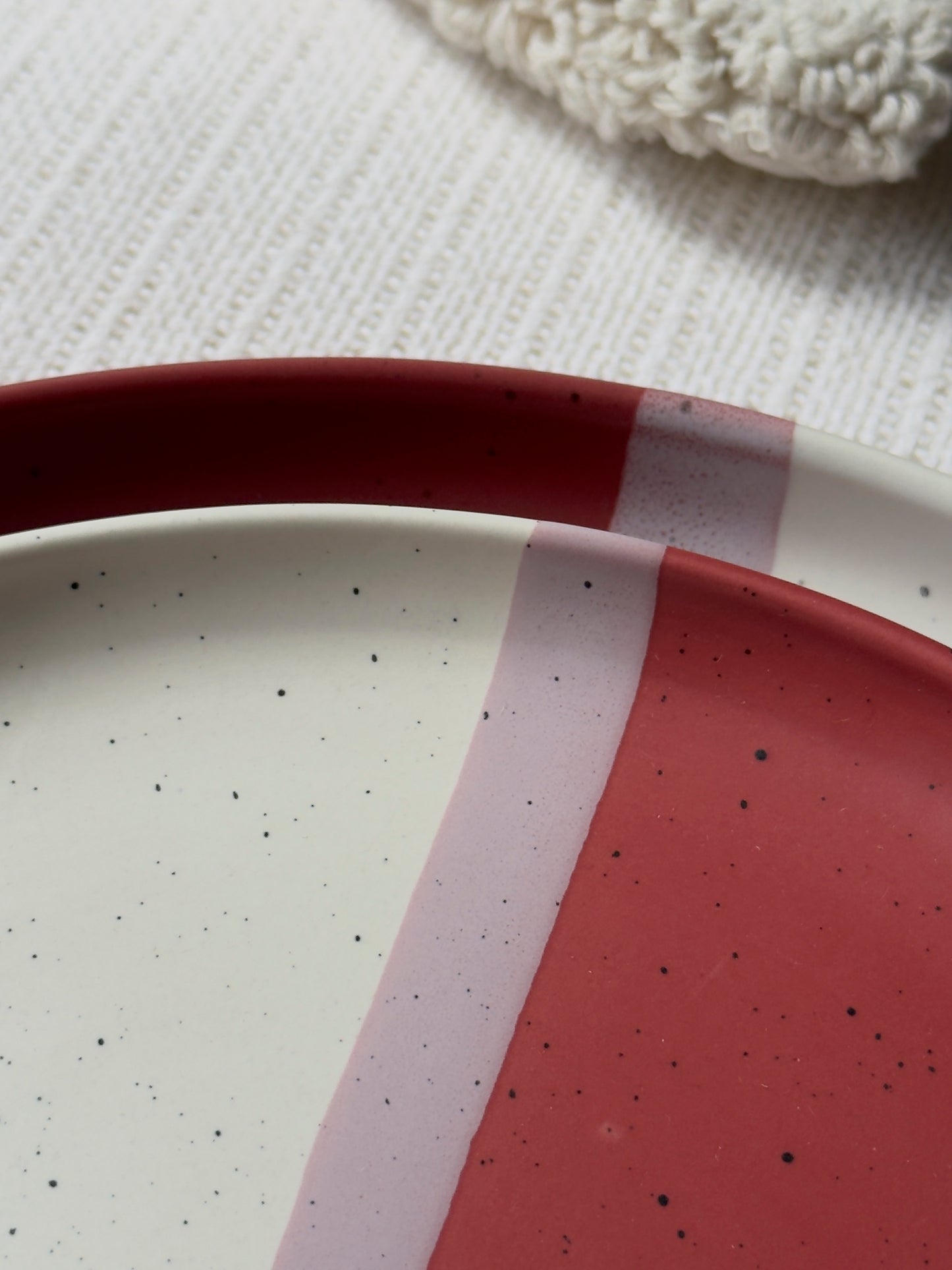 Rose Canvas Luxe Dinner Plate