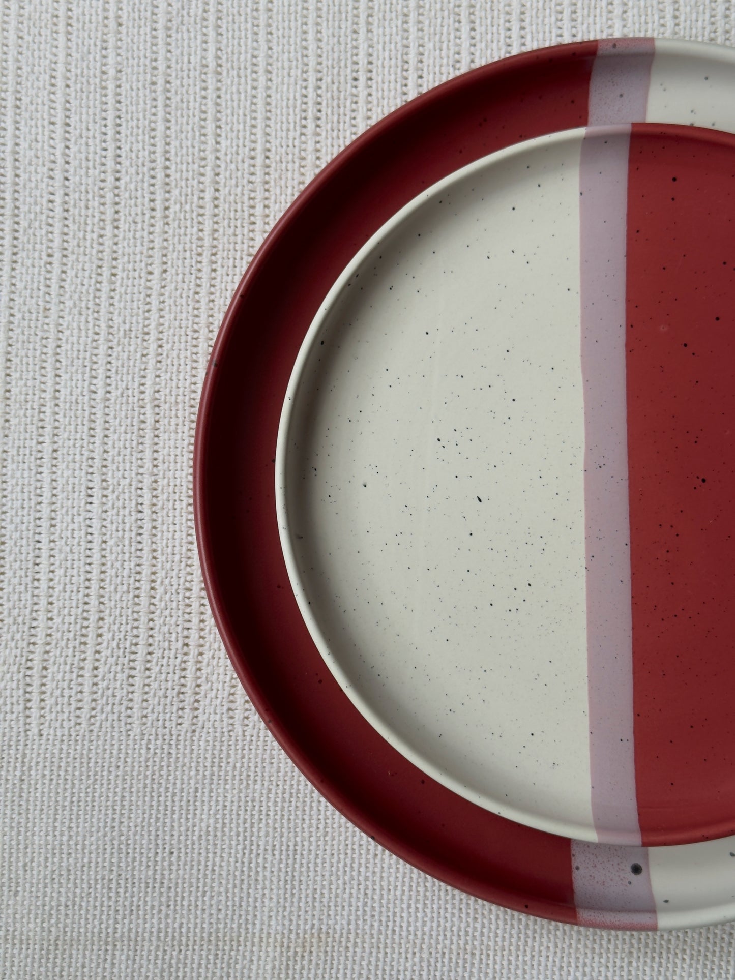 Rose Canvas Luxe Dinner Plate