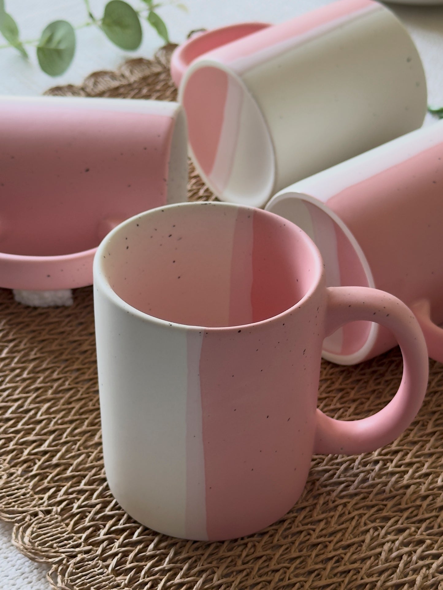 Blush Rose Matte Sprinkle Pink