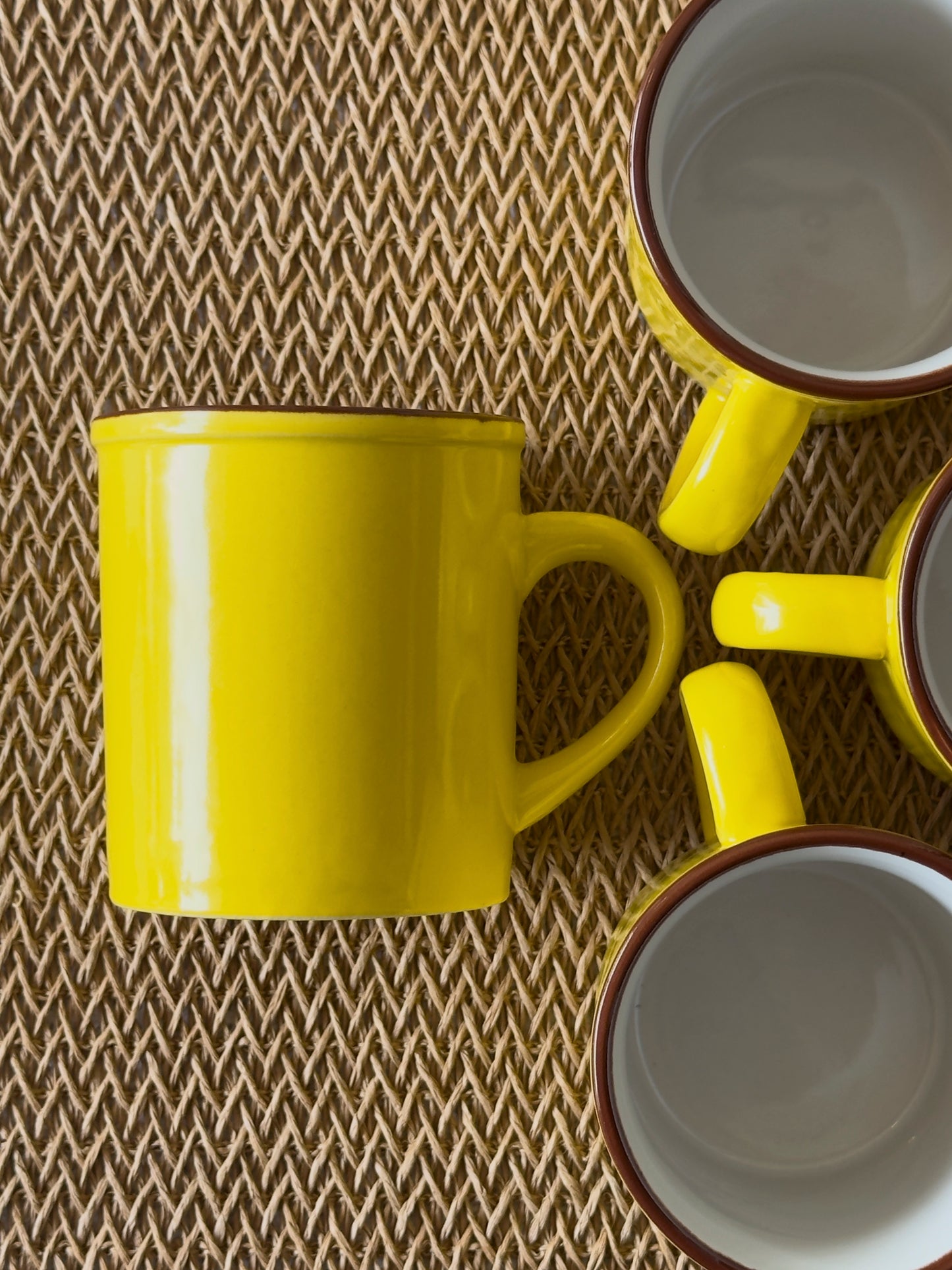 Wide Base Mug Yellow