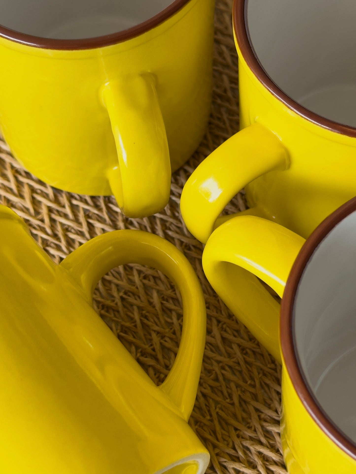 Wide Base Mug Yellow