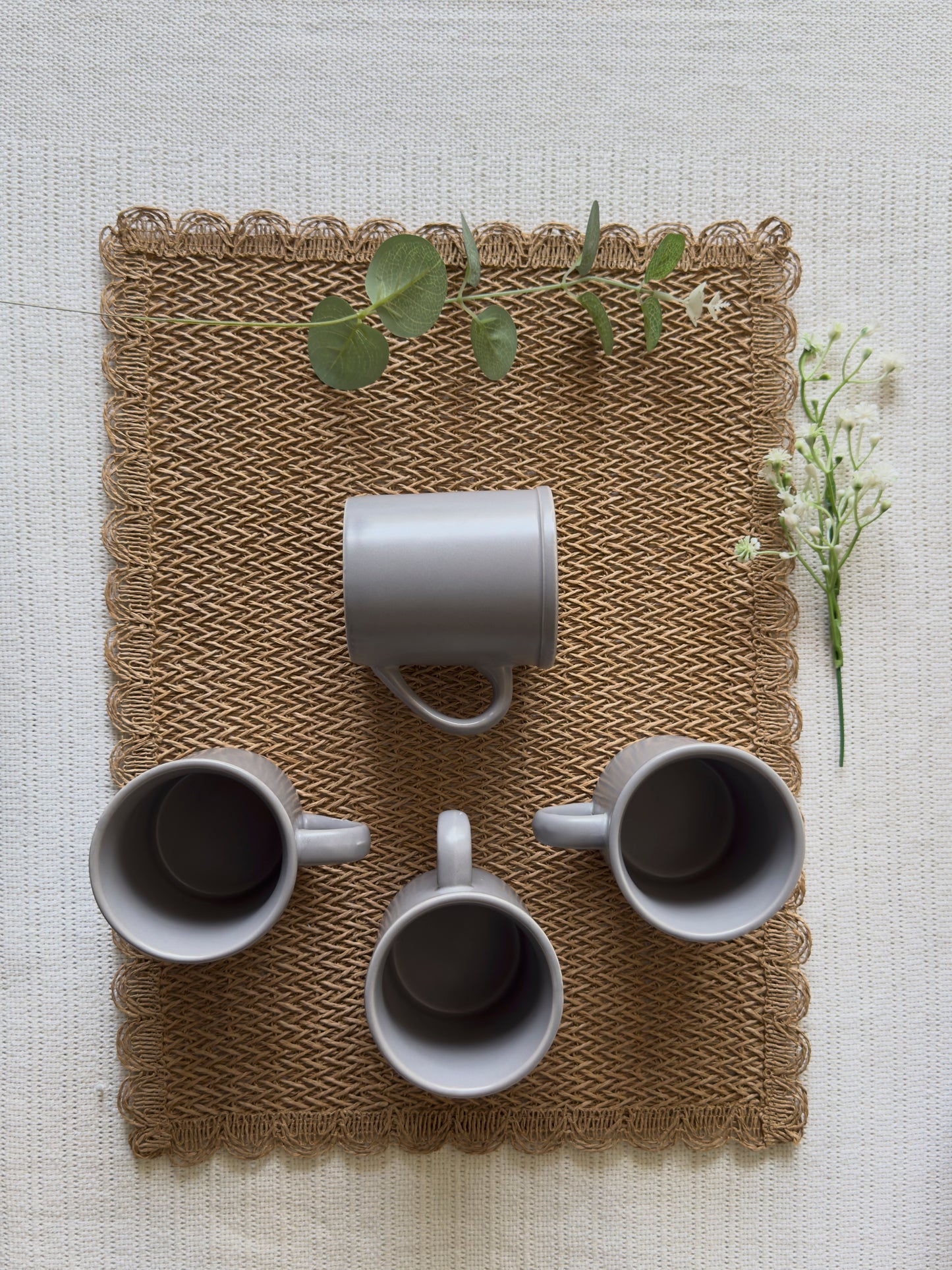 Wide Base Mug Grey