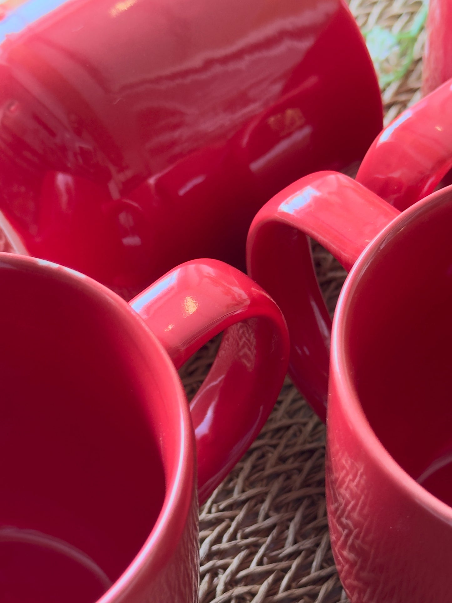 Rounded Base Mug Red