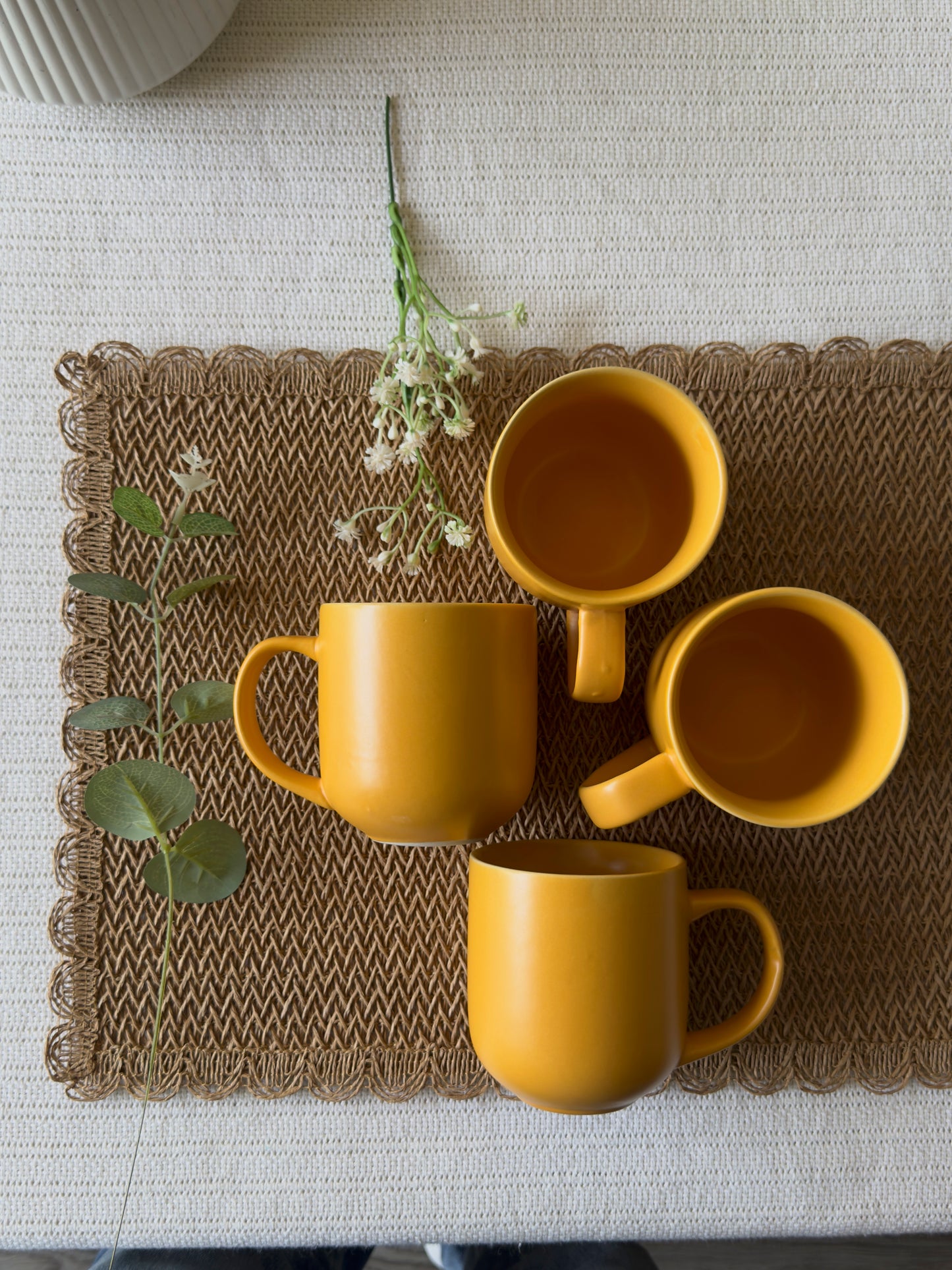 Rounded Base Mug Yellow