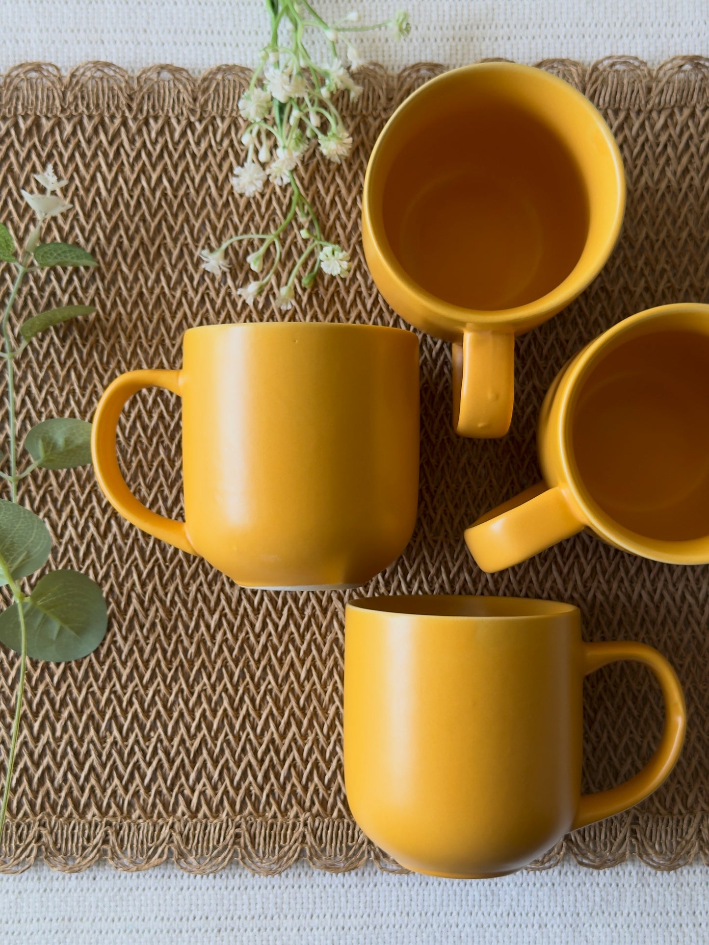 Rounded Base Mug Yellow