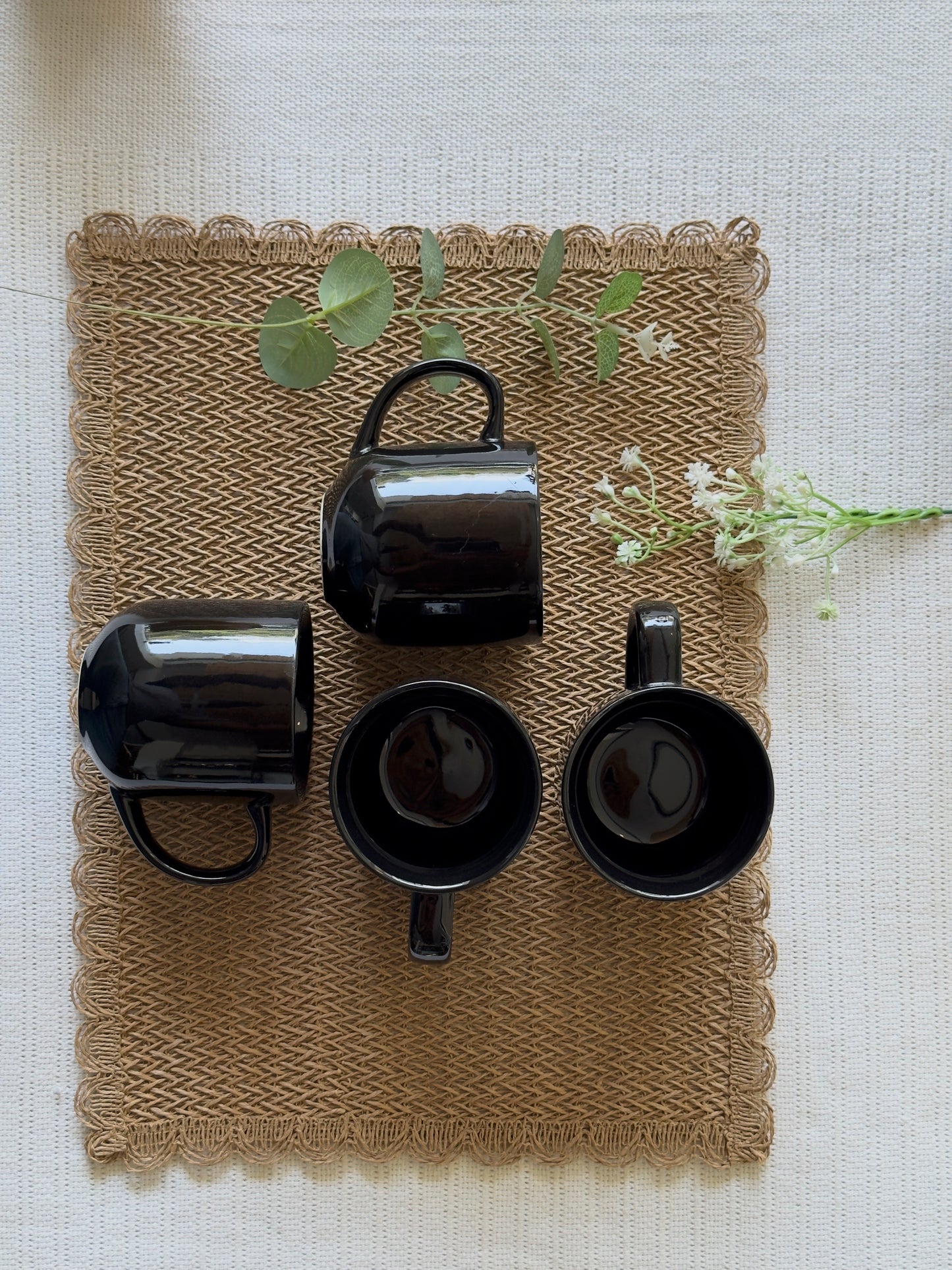 Rounded Base Mug Black