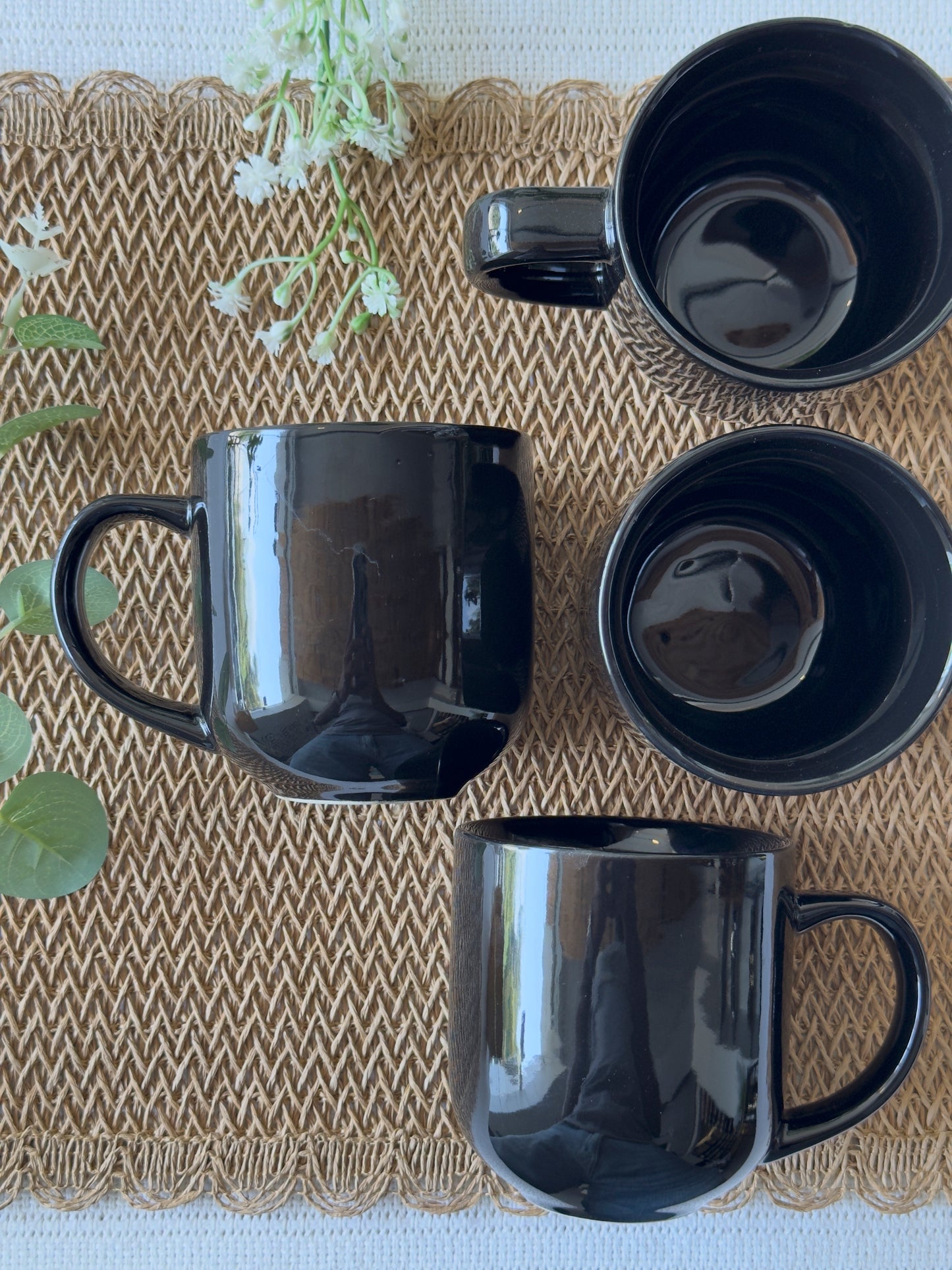 Rounded Base Mug Black