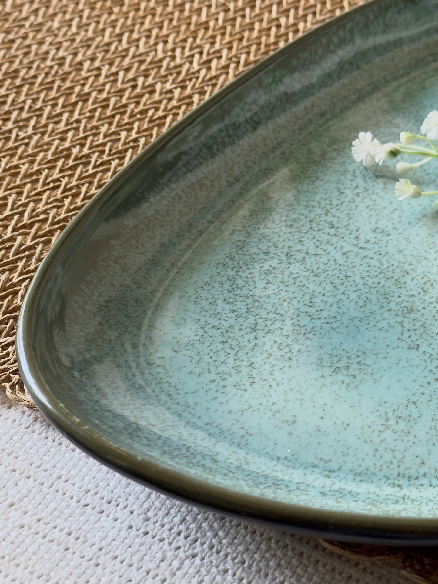 Serving Platter Teal