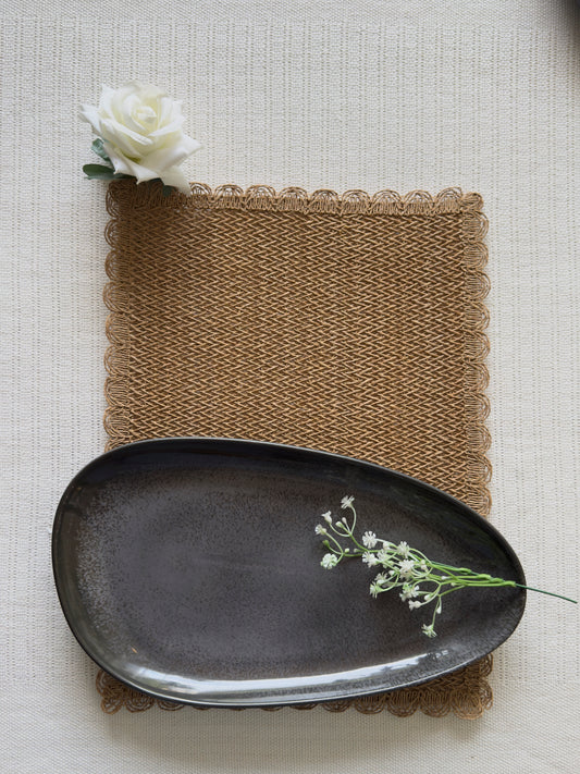 Serving Platter Charcoal