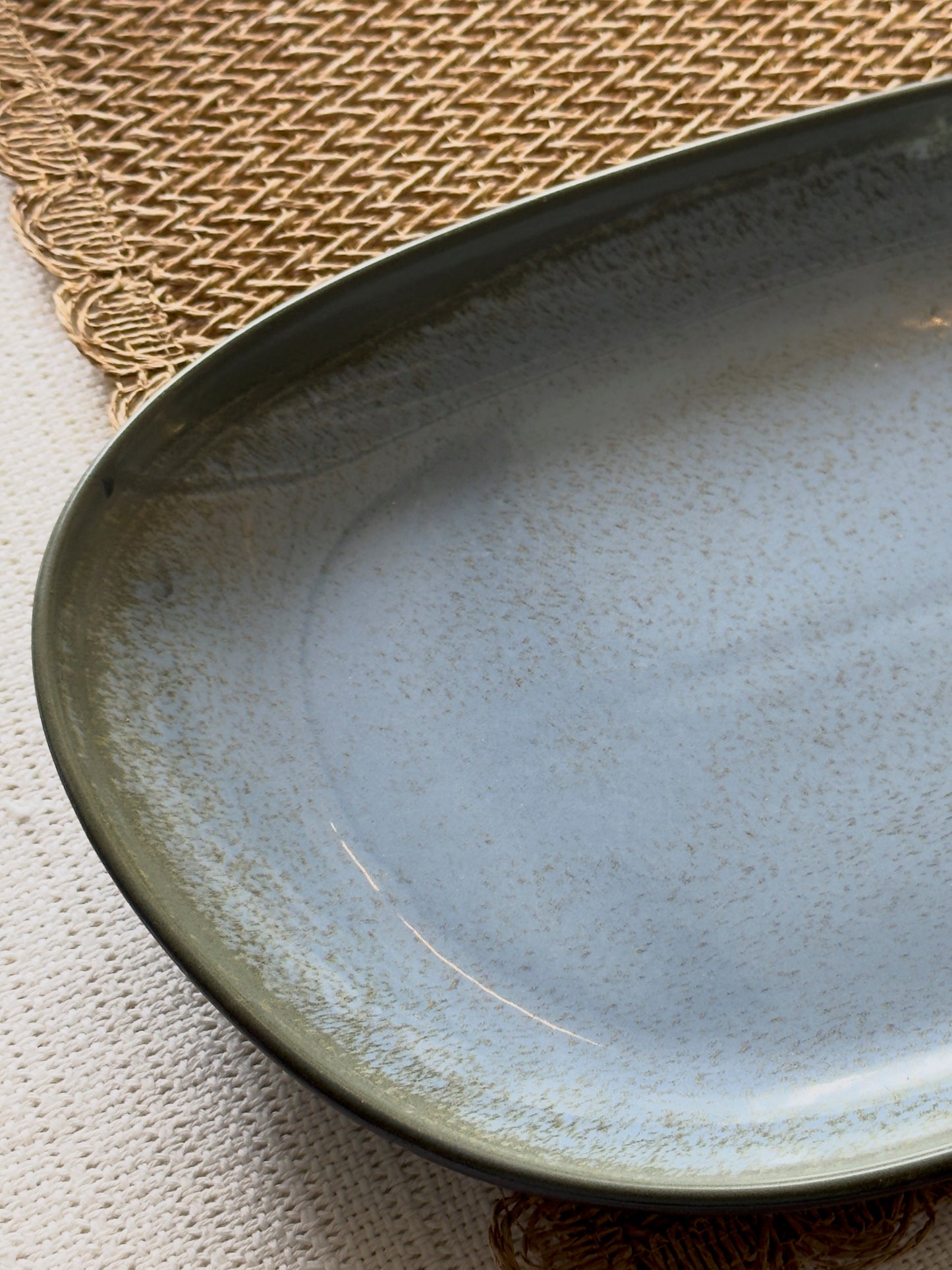 Serving Platter Blue