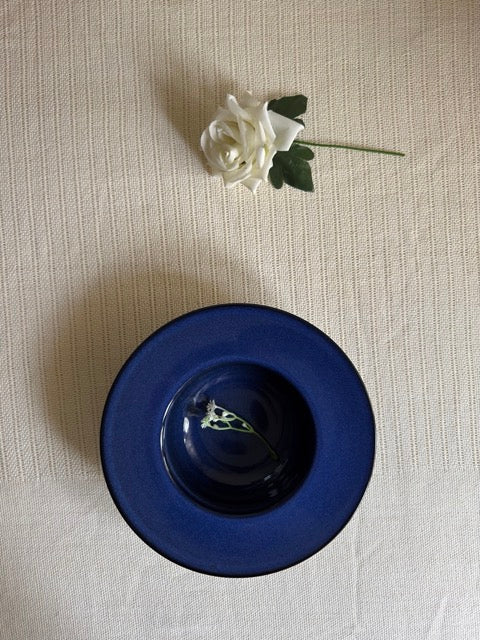 Sapphire Coast Pasta Bowl — sapphire blue finish | Shape N Style Home