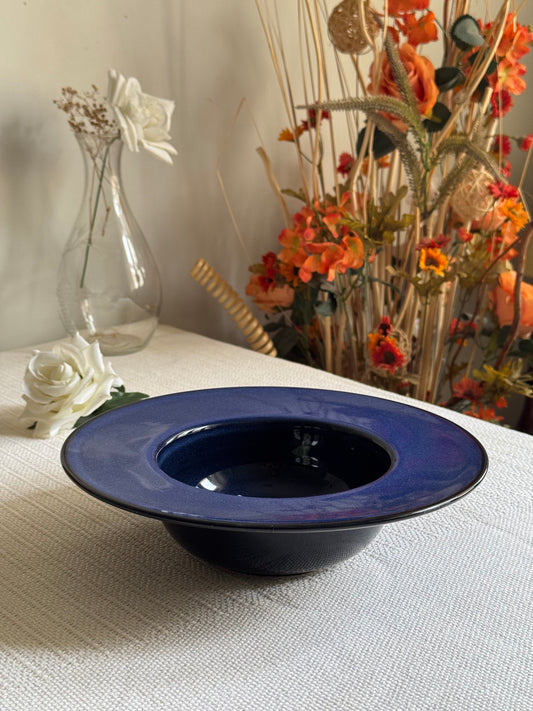 Sapphire Coast Pasta Bowl — sapphire blue finish | Shape N Style Home