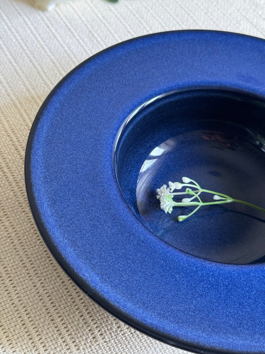 Sapphire Coast Pasta Bowl — sapphire blue finish | Shape N Style Home