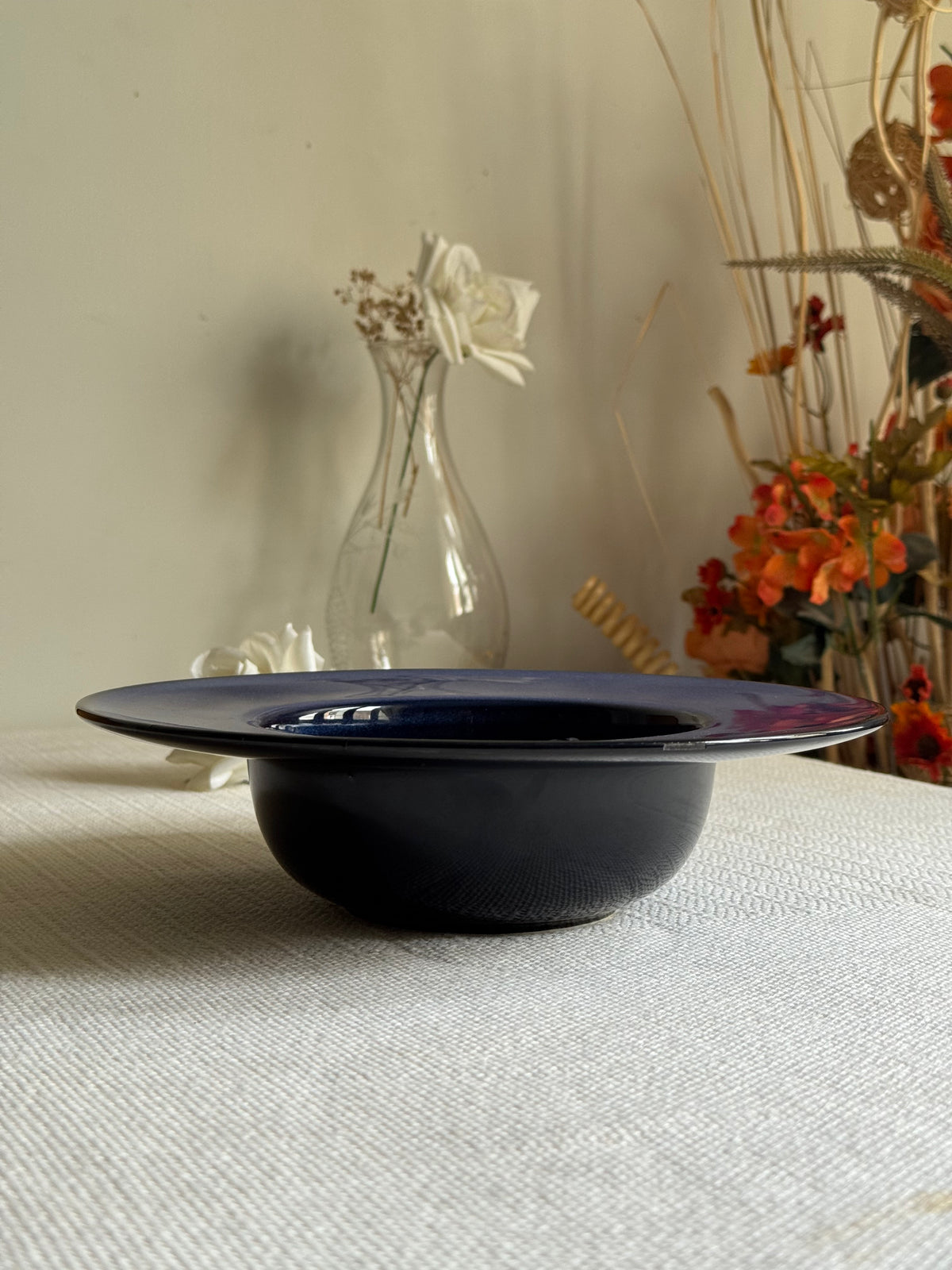 Sapphire Coast Pasta Bowl — sapphire blue finish | Shape N Style Home