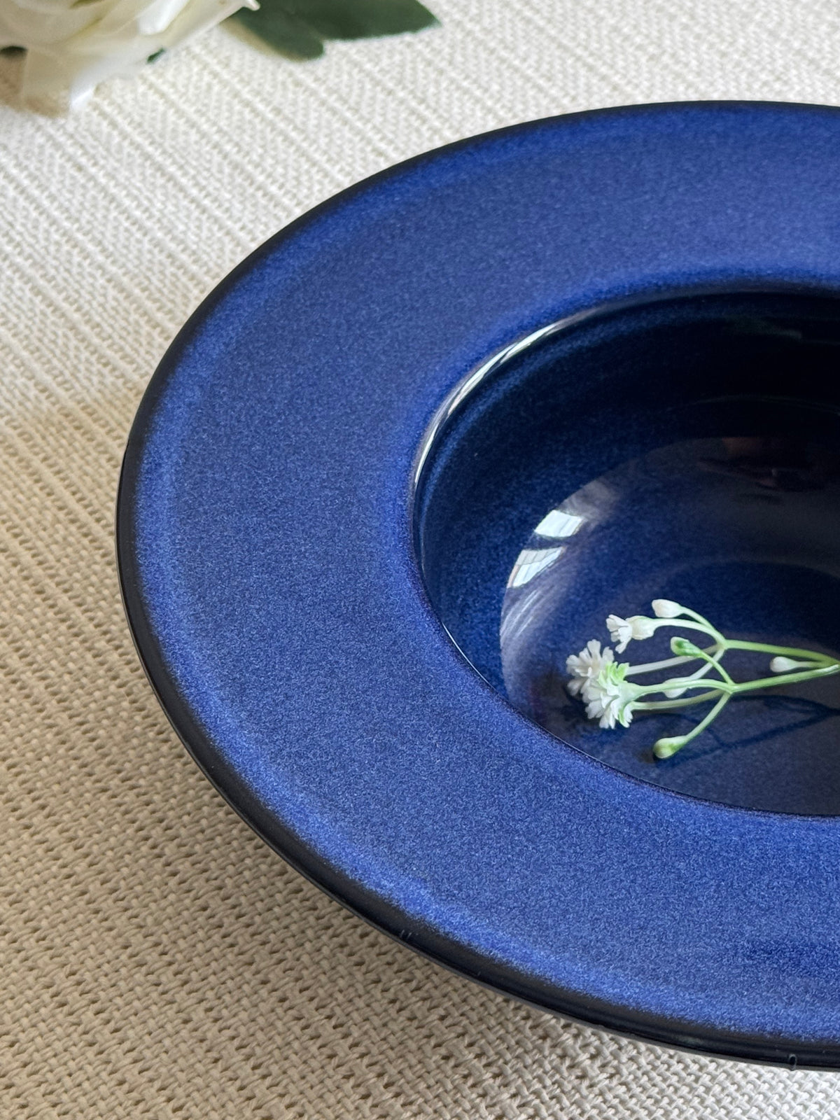 Sapphire Coast Pasta Bowl — sapphire blue finish | Shape N Style Home