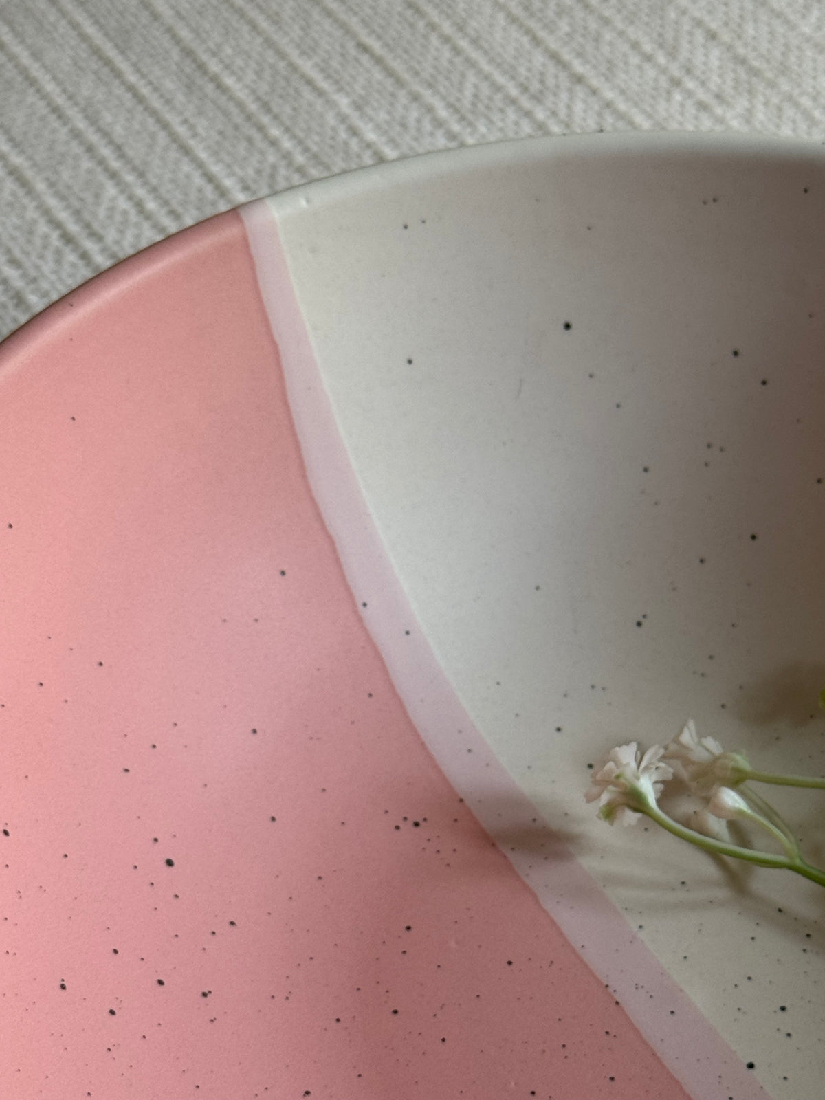 Blush Rose Gravy Bowl — blush pink & ivory matte finish | Shape N Style Home
