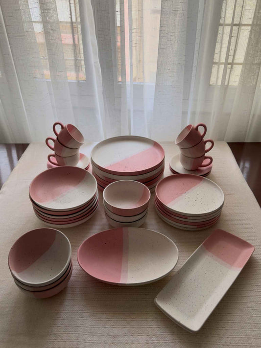 Blush Rose Dinner Set 38 Pcs
